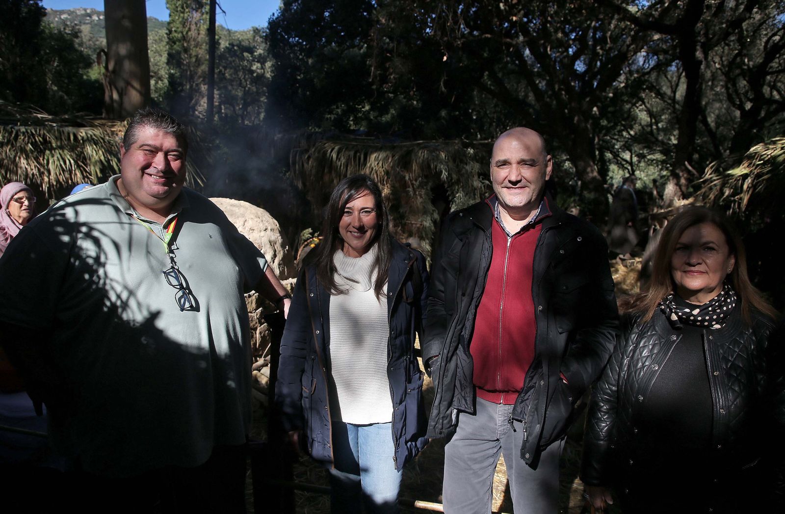 La inauguración del Belén Viviente de Pelayo, en imágenes