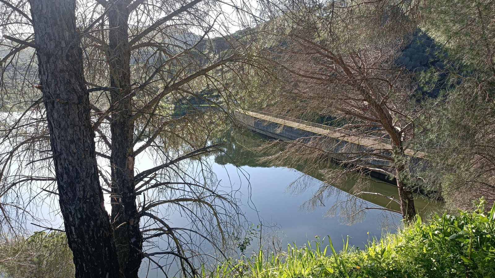 Muro del Embalse de Campofrío