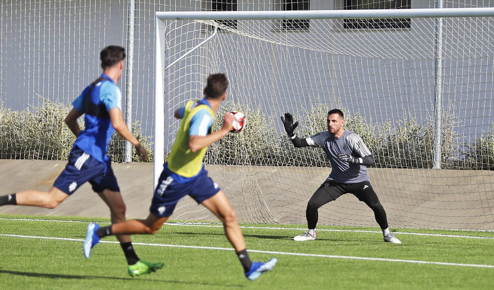 Imágenes del entrenamiento del Recreativo de Huelva