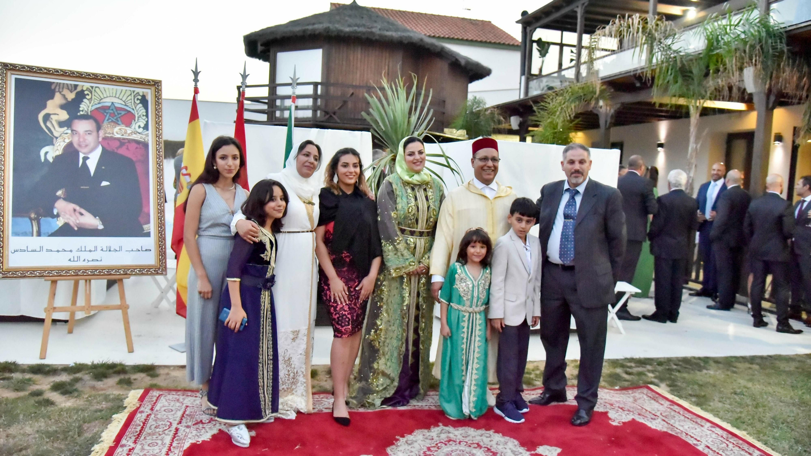 Recepcion del Consul de Marruecos por el 20 Aniversario llegada al trono Mohamed VI