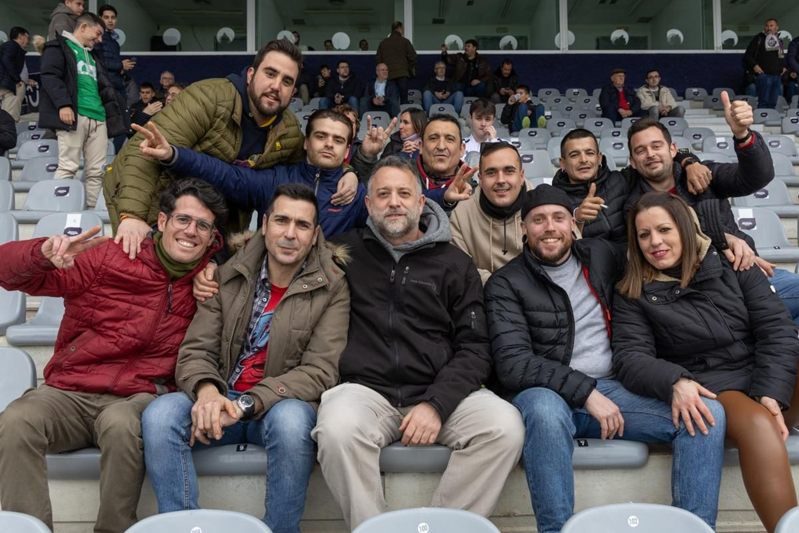 La emoción del triunfo in extremis del Real Jaén ante el Atlético Mancha Real, en imágenes