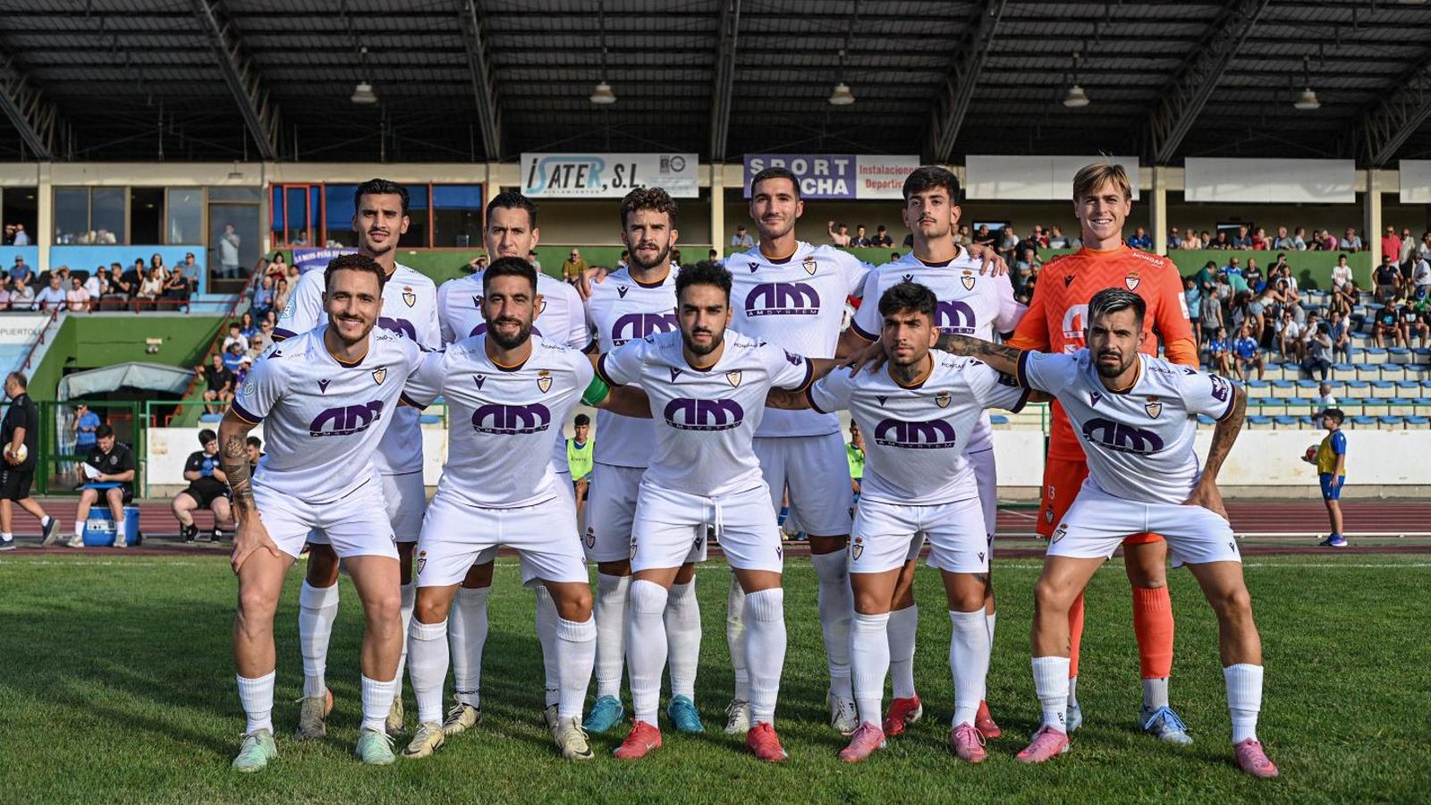 Alineación inicial del Real Jaén en Puertollano.