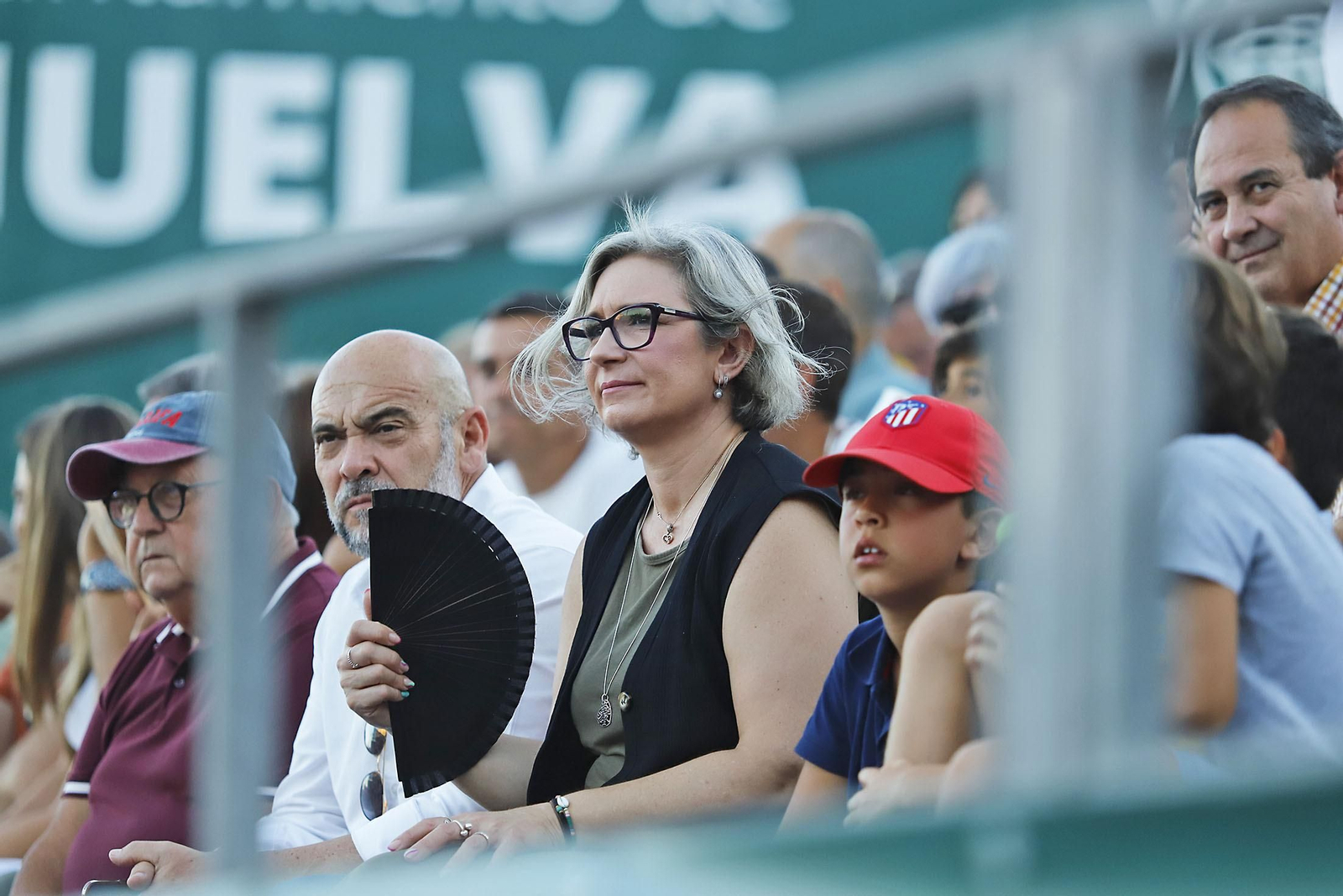 Imágenes del ambiente en la final femenina de la Copa del Rey de tenis de Huelva