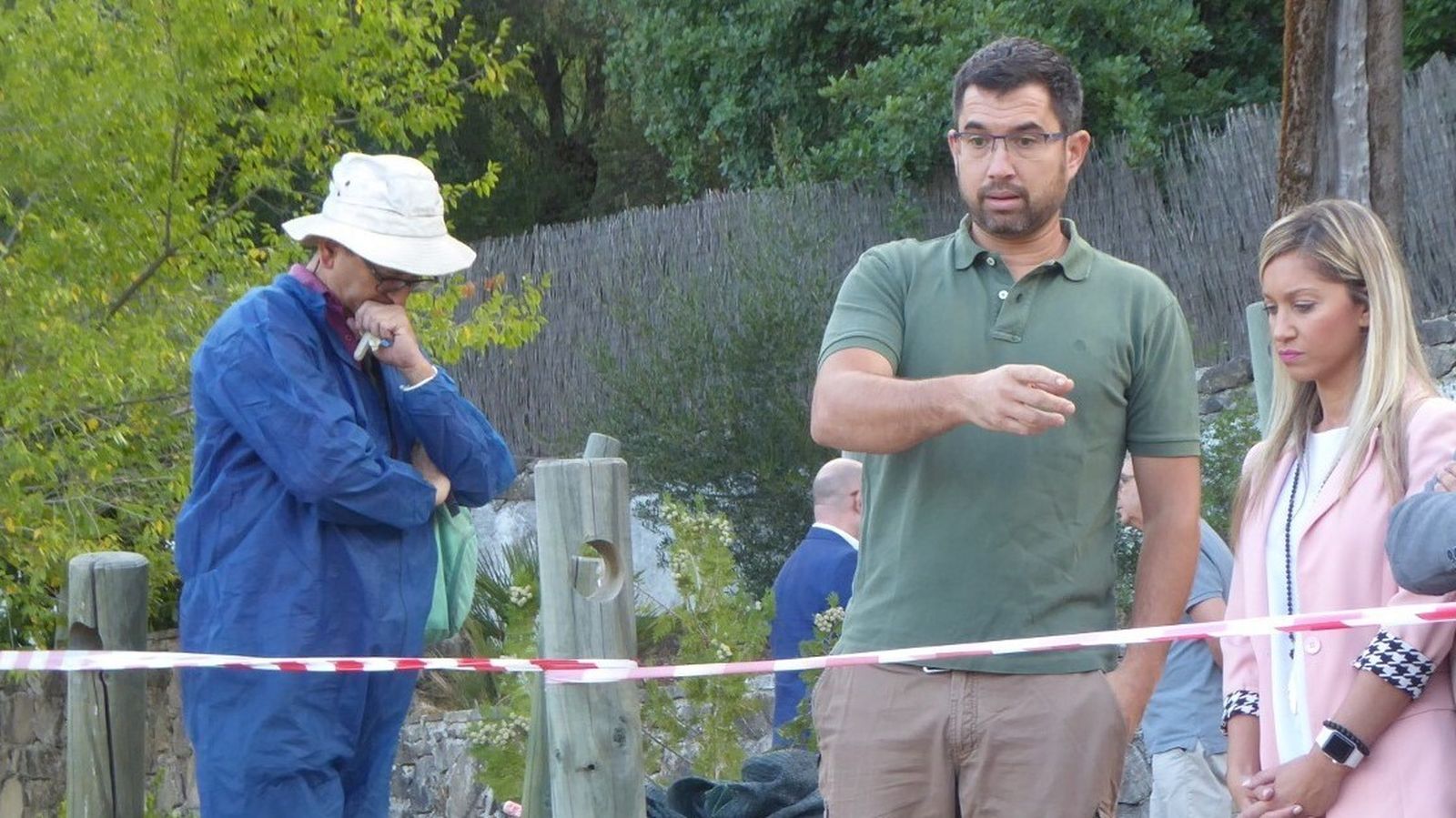 Imagen de una prospección en una fosa común en Tarifa.