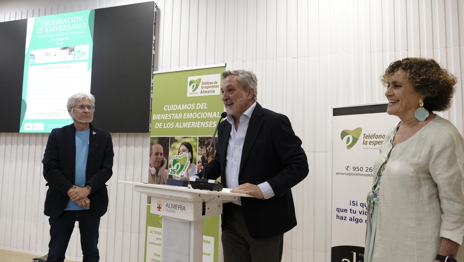 25 aniversario del Teléfono de la Esperanza en Almería, en imágenes