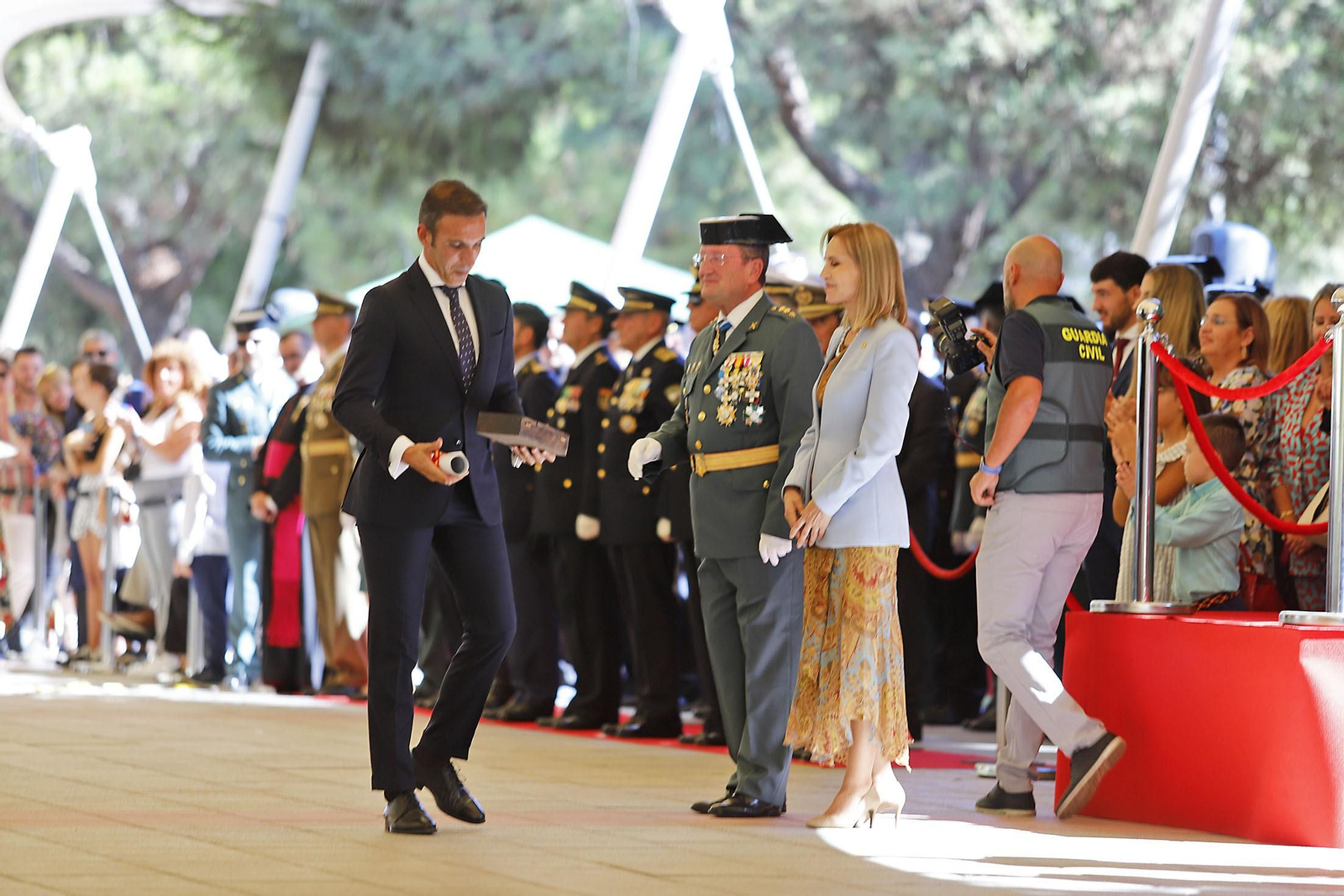 Imágenes de los actos de la Guardia Civil  en Huelva 12 de octubre, Día del Pilar