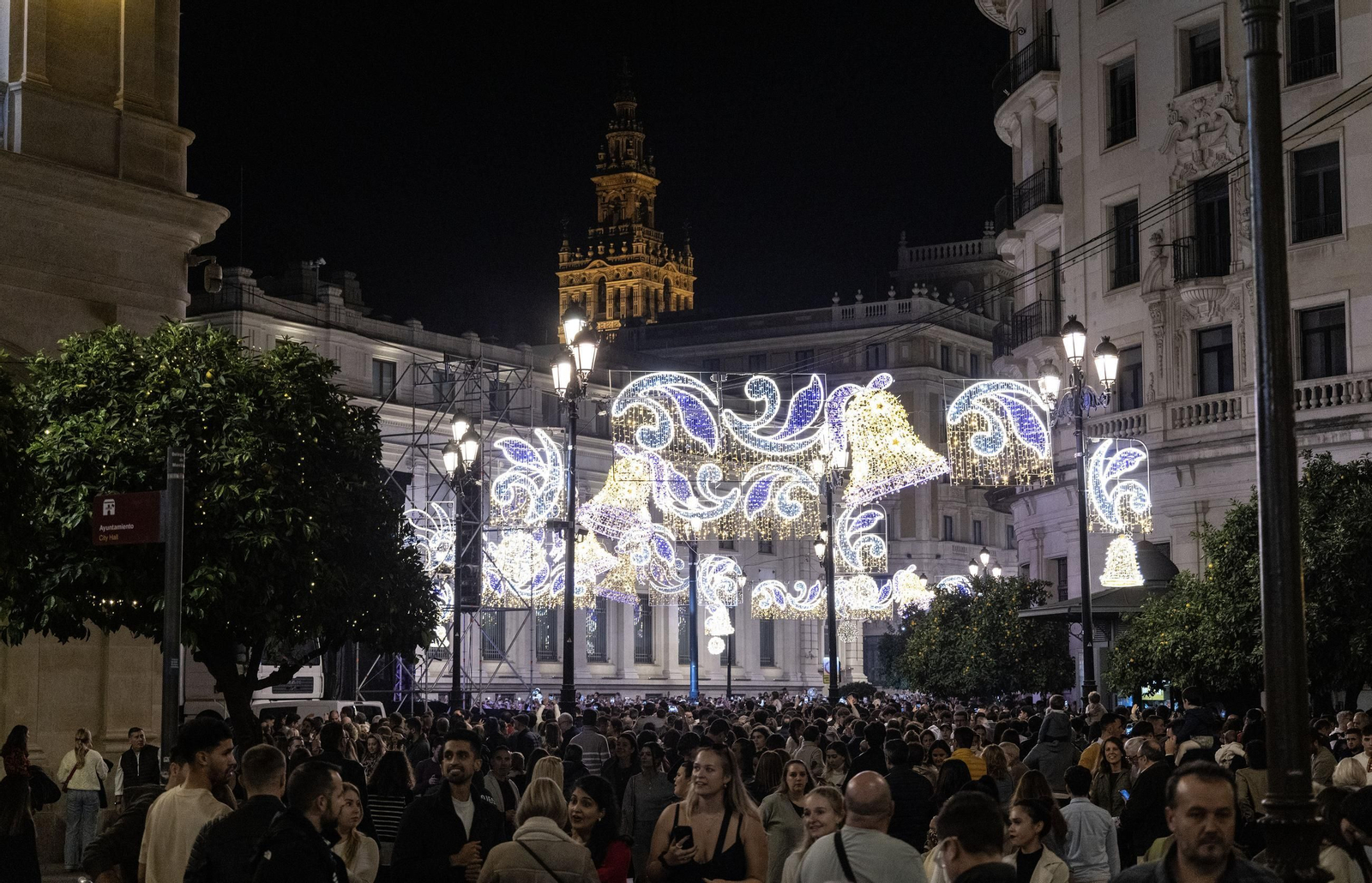 Las fotos del encendido de luces de Navidad en Sevilla