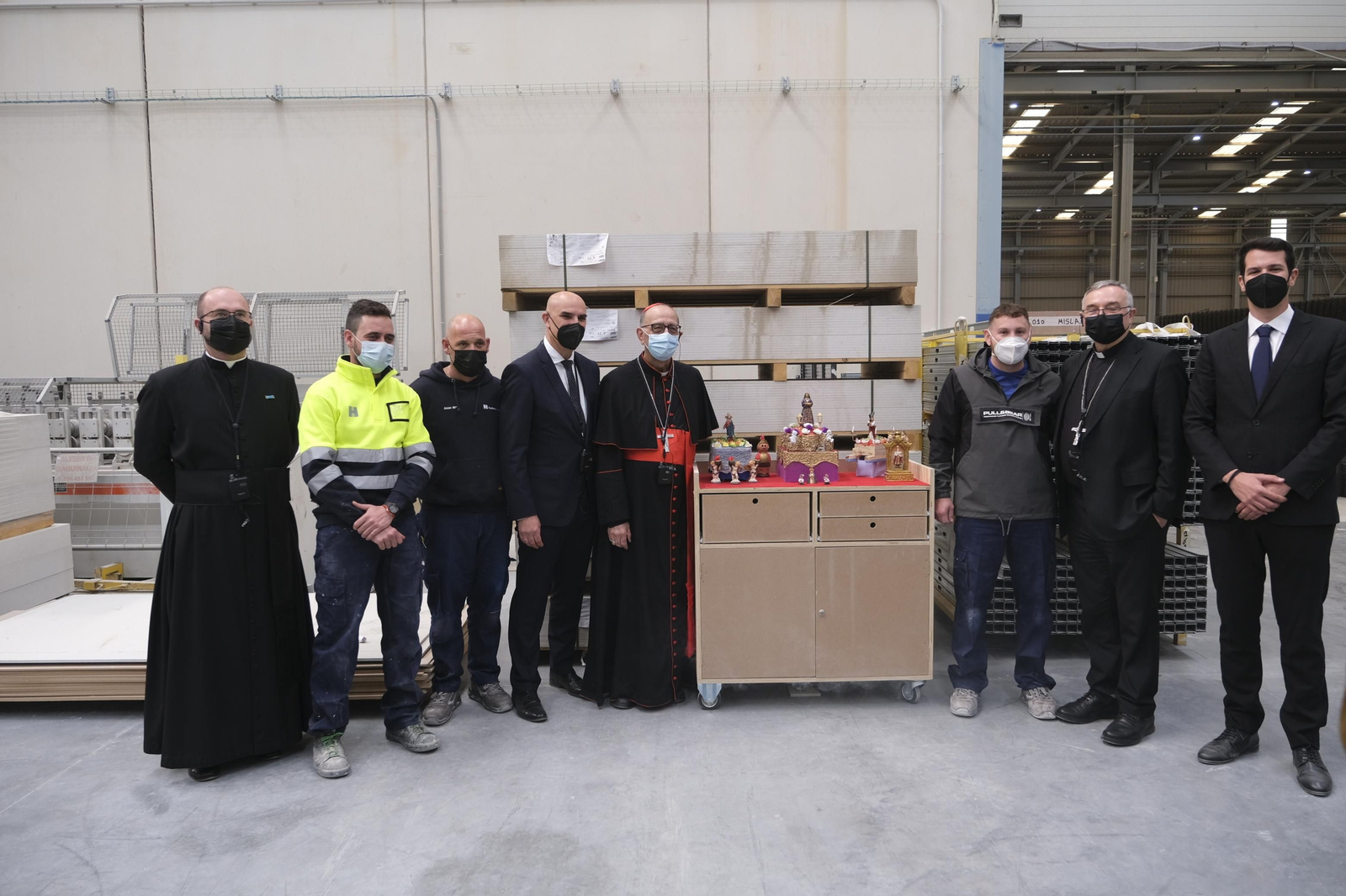 Bendición de las instalaciones de Hydrodiseño, en Huércal Overa (Almería)