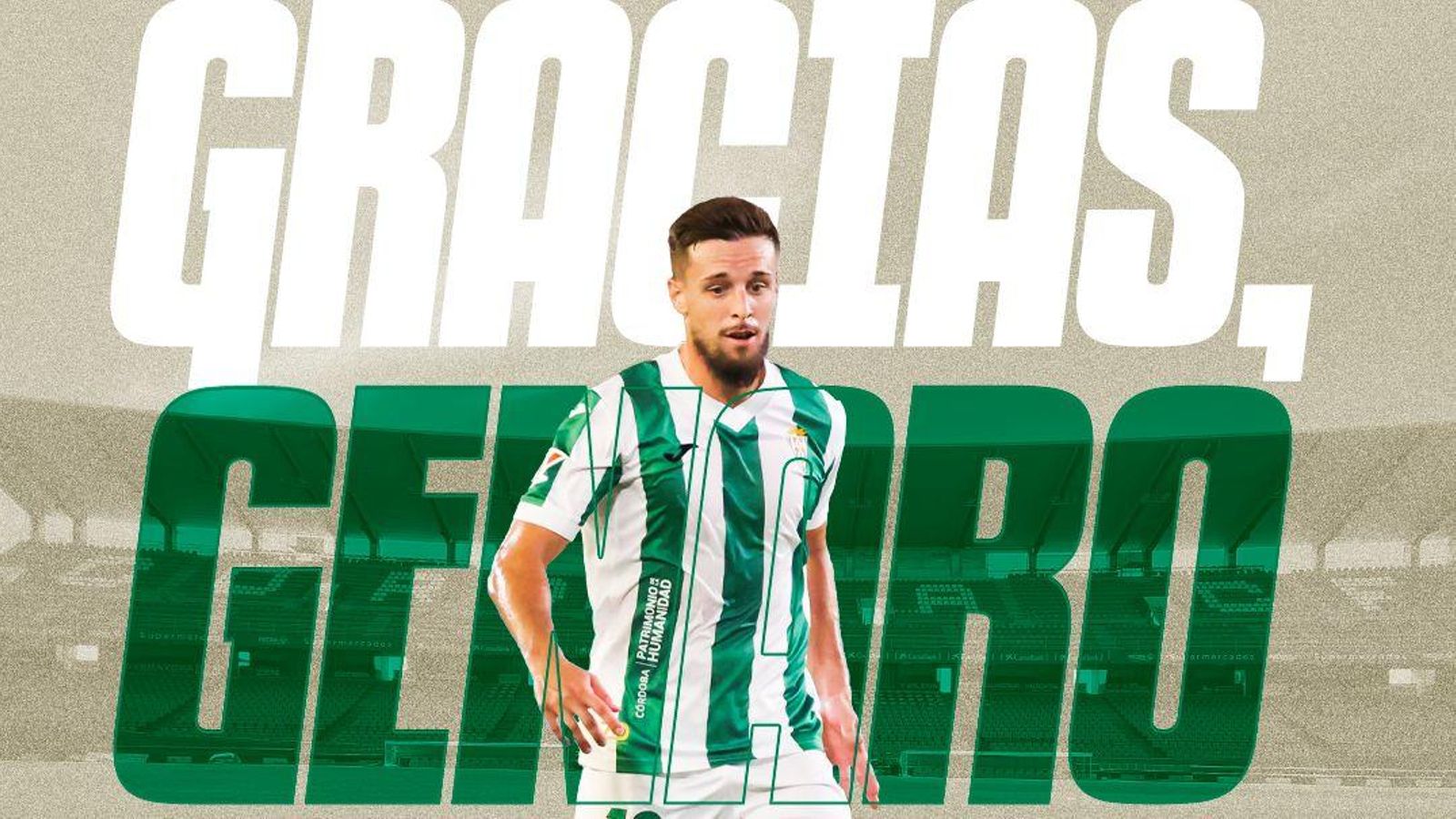 Genaro, en su despedida.