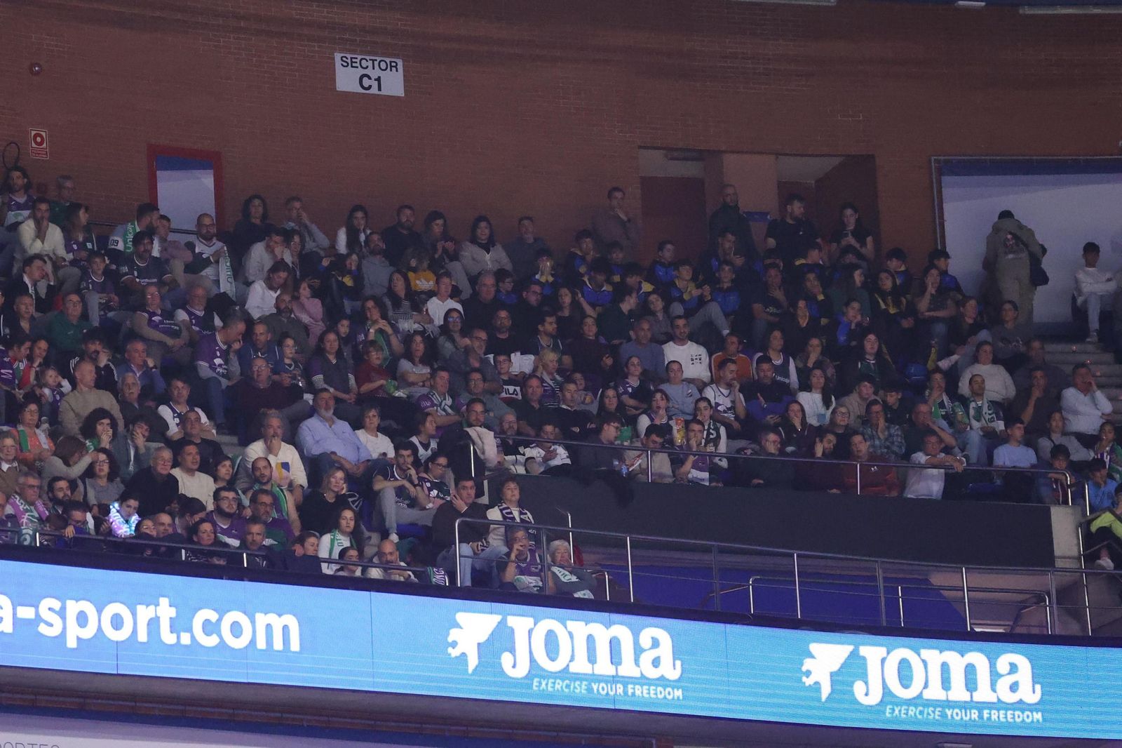 Búscate en las gradas del Carpena durante el Unicaja-Valencia Basket