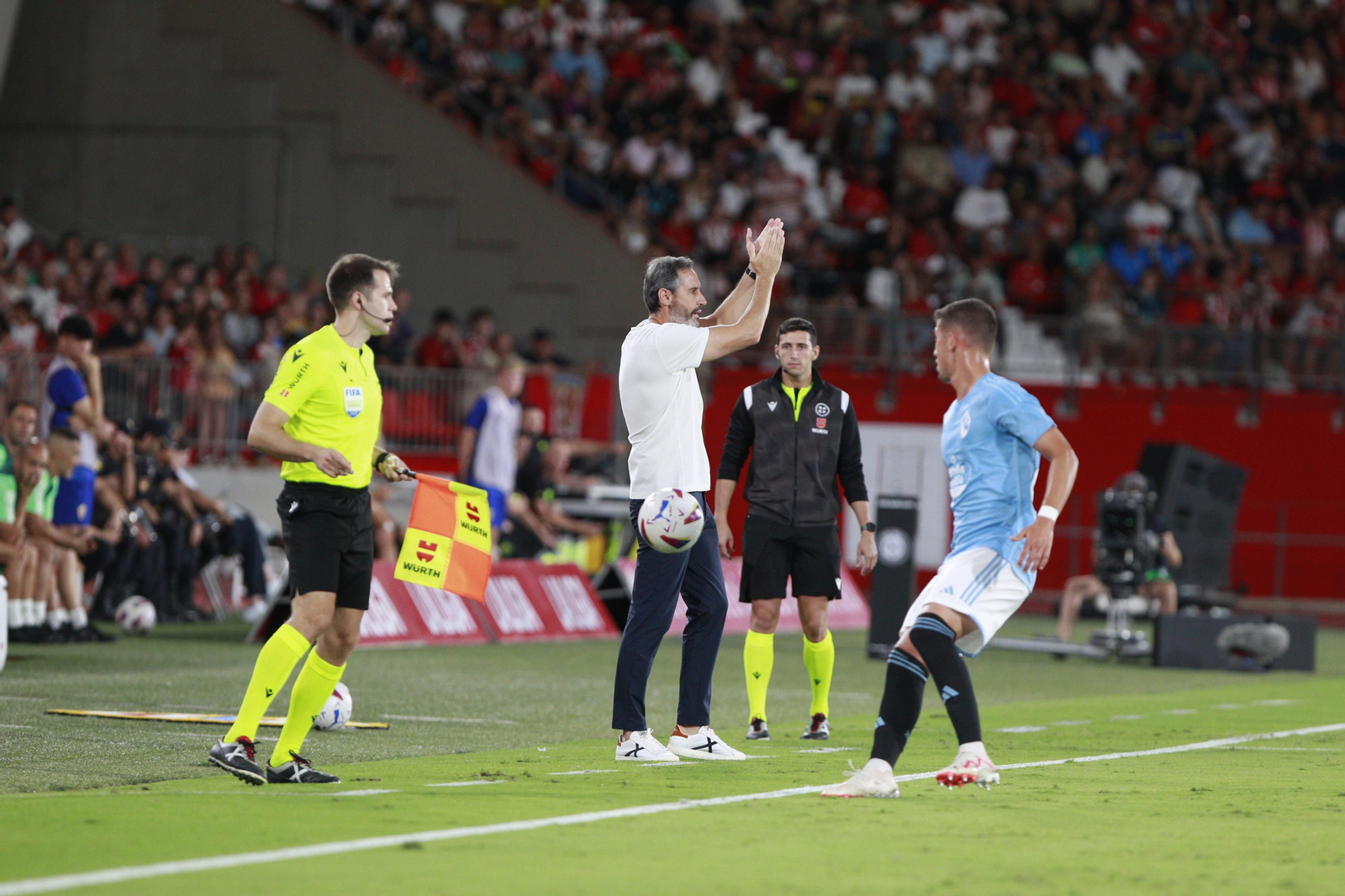 Imágenes del partido U.D. Almería-Real Club Celta de Vigo