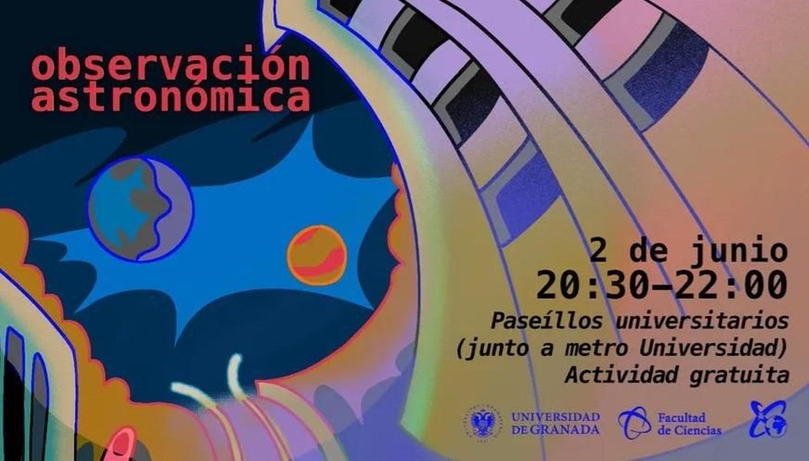 Cartel de la actividad de hoy.