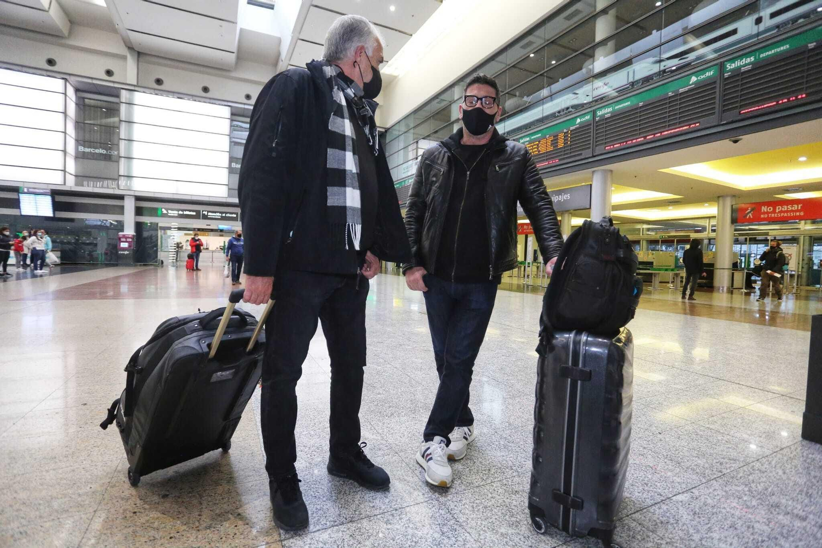 Las fotos de la llegada de Fotis Katsikaris a Málaga