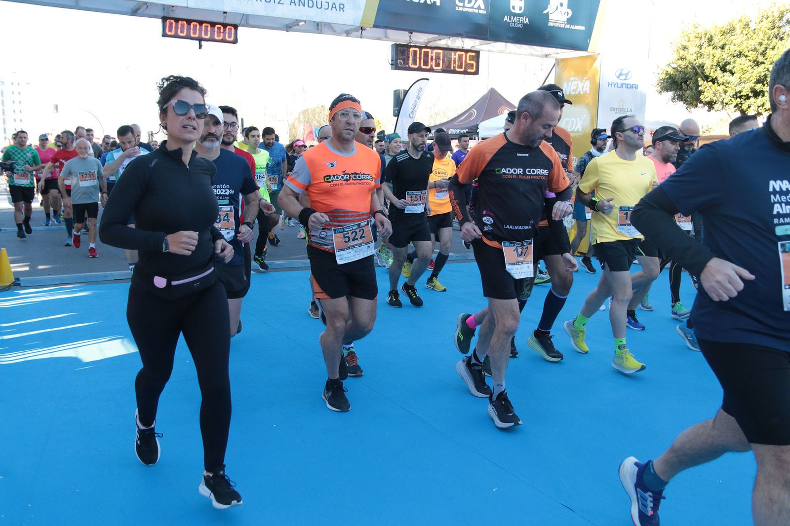 Las imágenes del Medio Maratón de Almería 2022-23