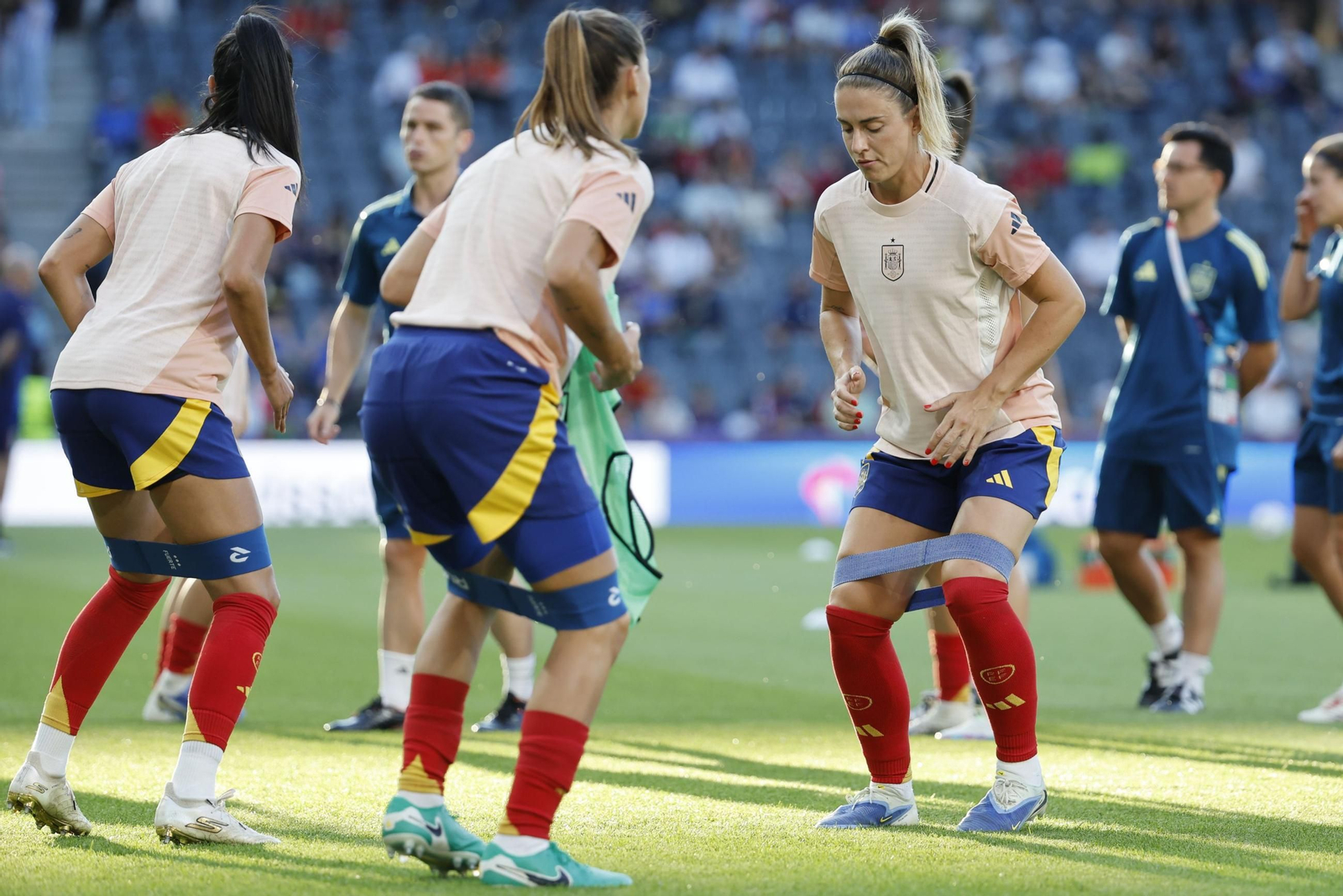 Las fotos del Italia - España de la Eurocopa femenina