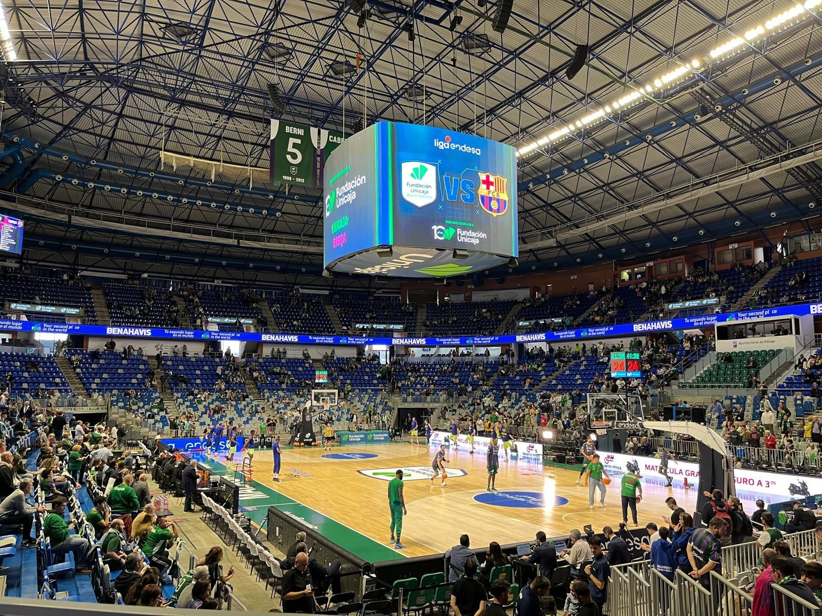 Vista del pabellón.