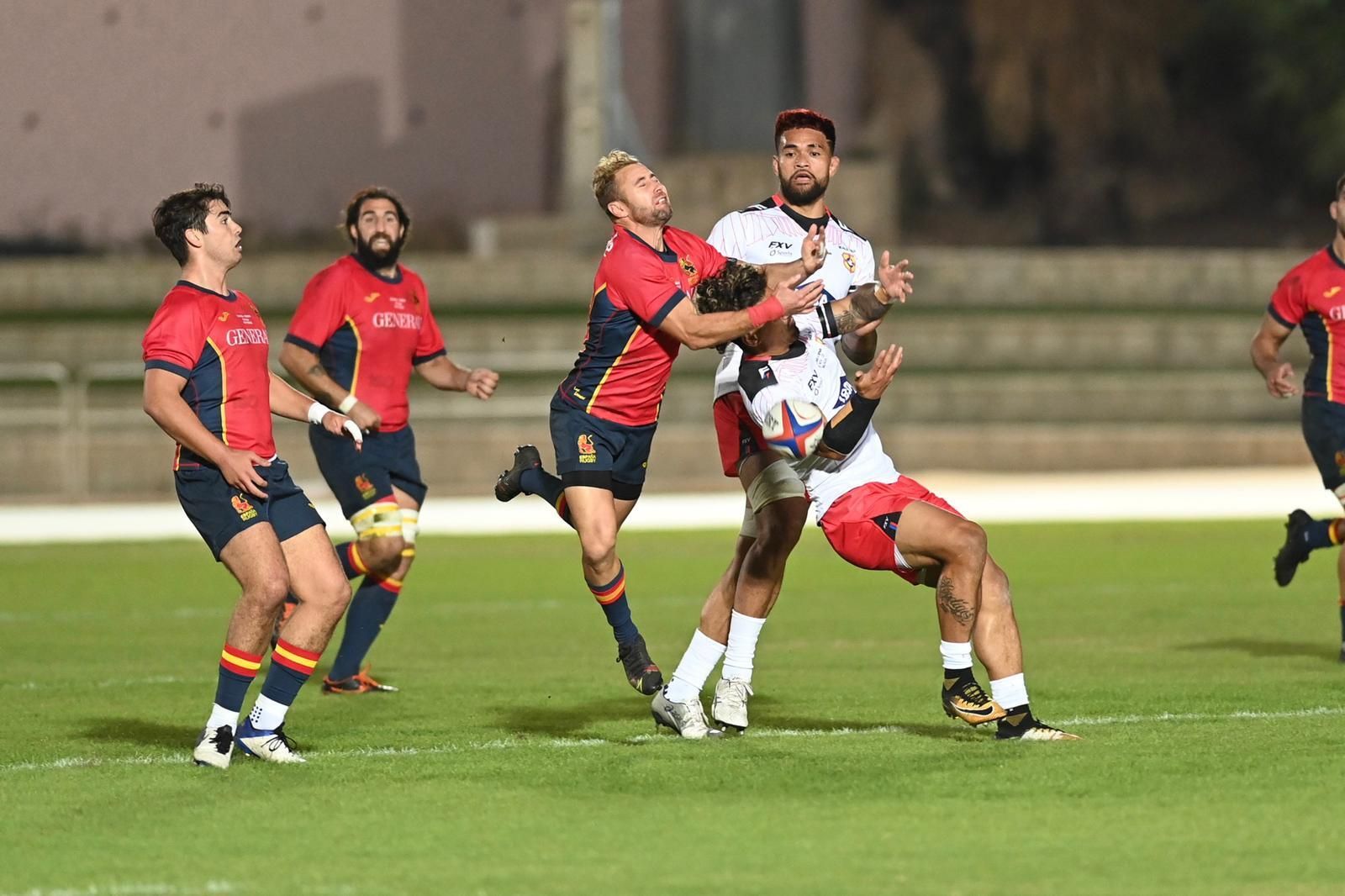 Las fotos del España-Tonga de rugby en Málaga