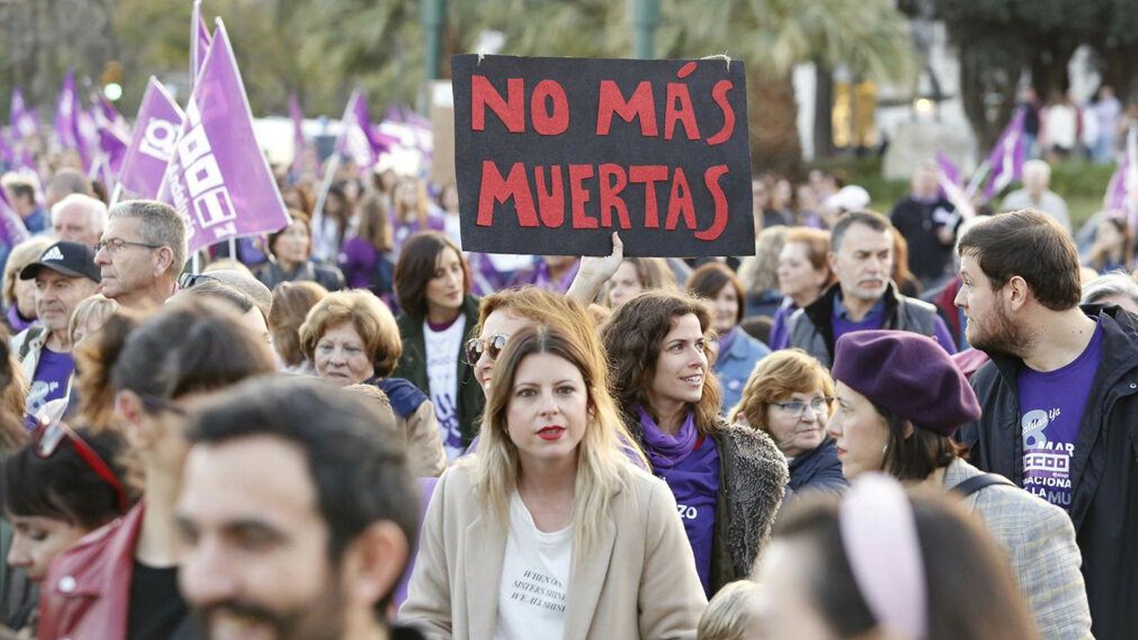Imagen de la manifestación del 8M.