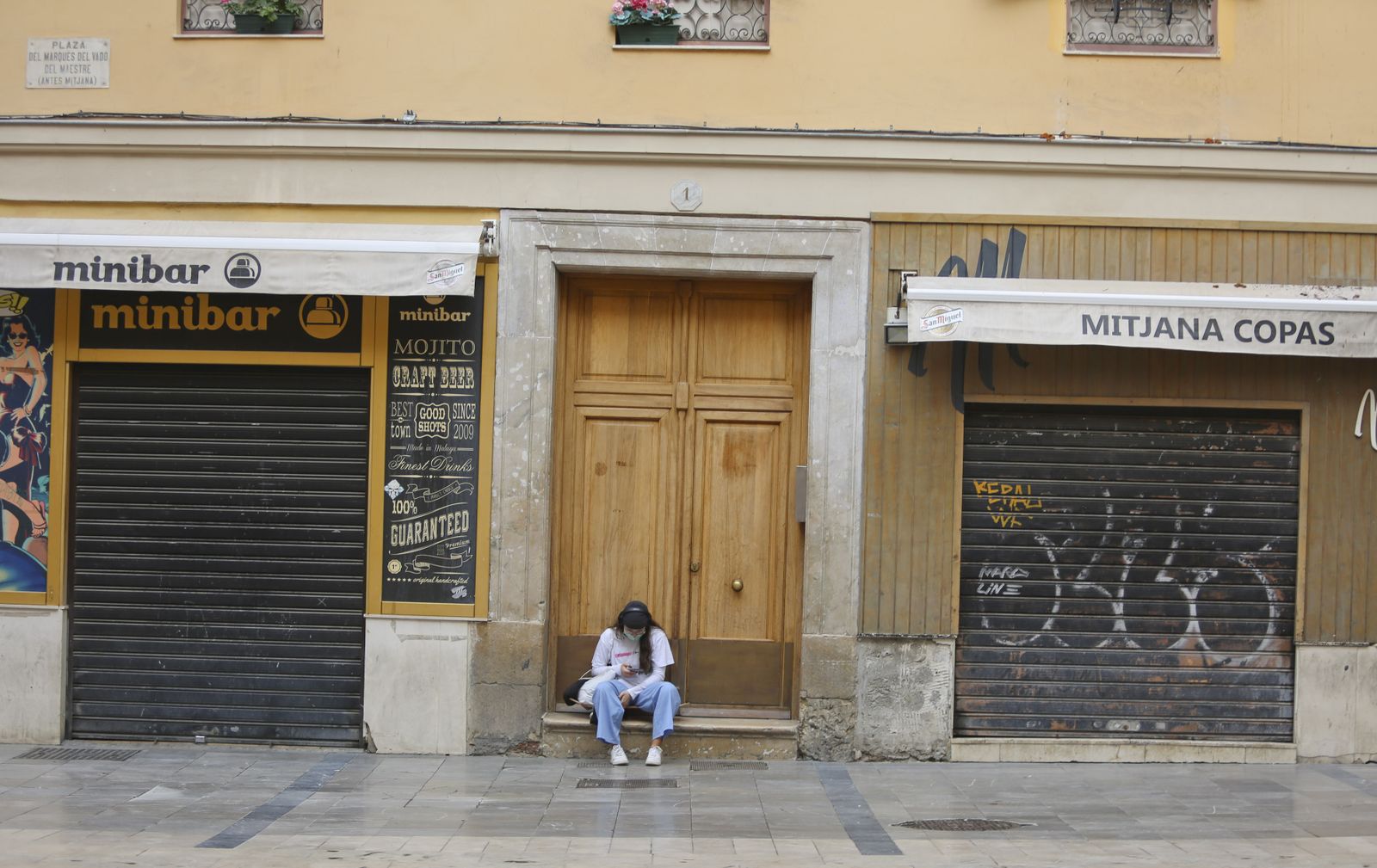 Málaga capital vive el primer día de su nuevo cierre