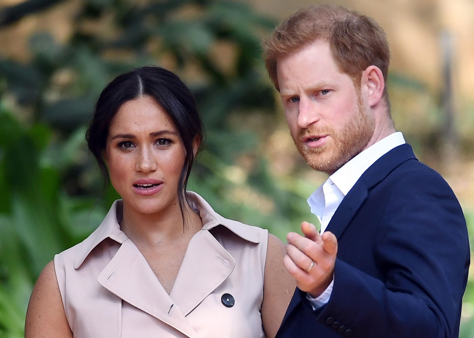 Los duques de Sussex.