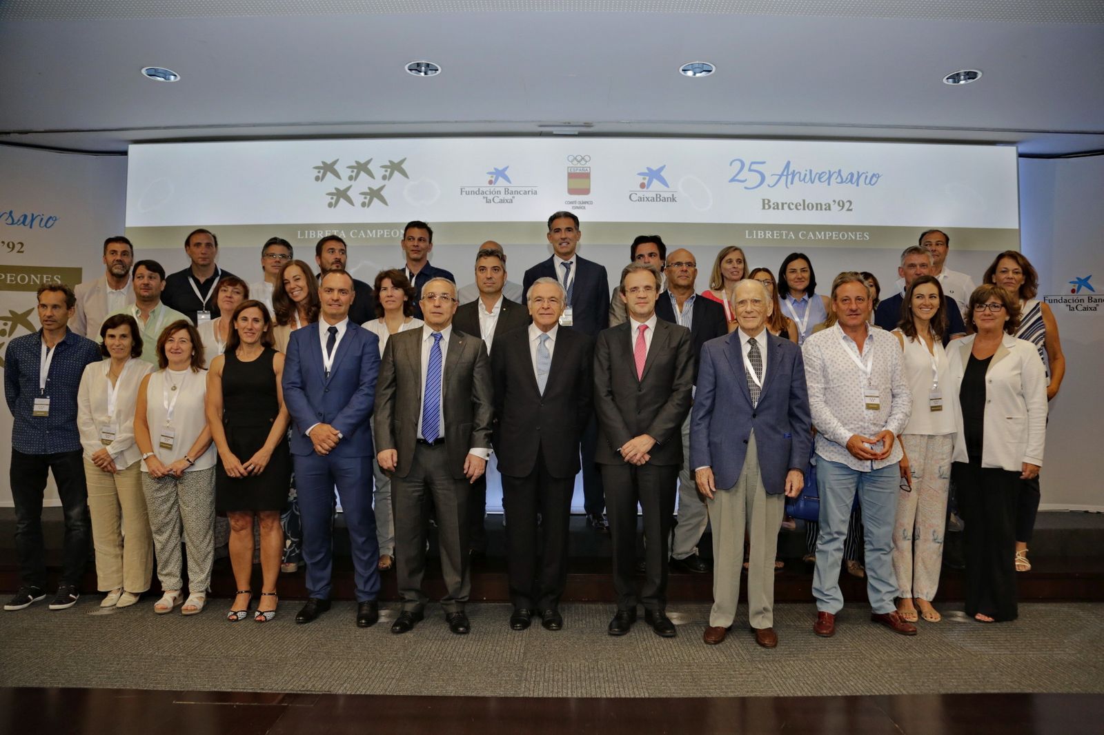 Caixabank recompensa a los medallistas de Barcelona 92