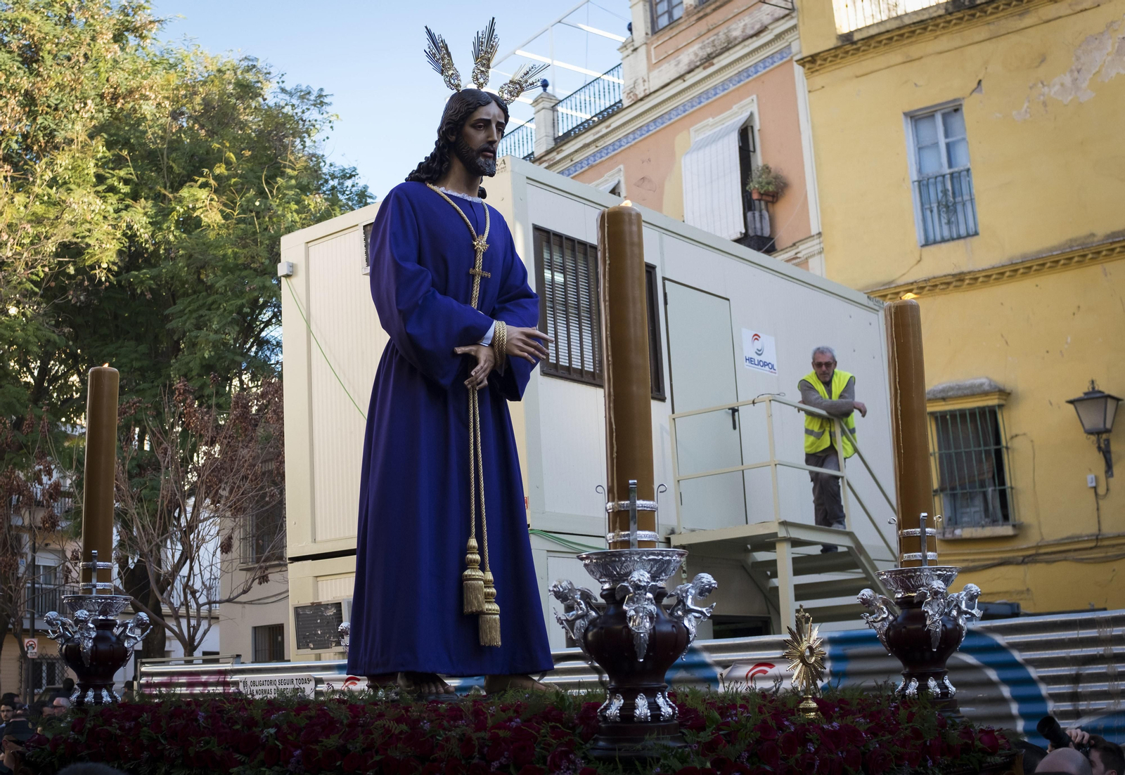 Las imágenes del via crucis del Cautivo de Torreblanca
