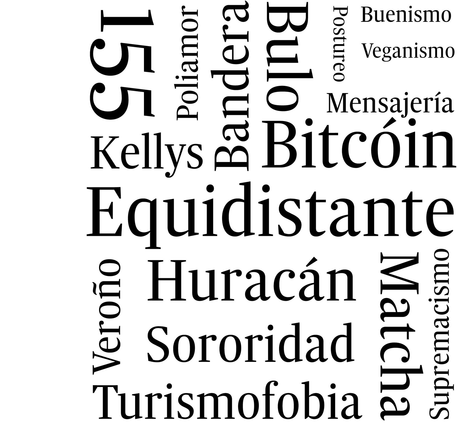 Las palabras que toman la medida