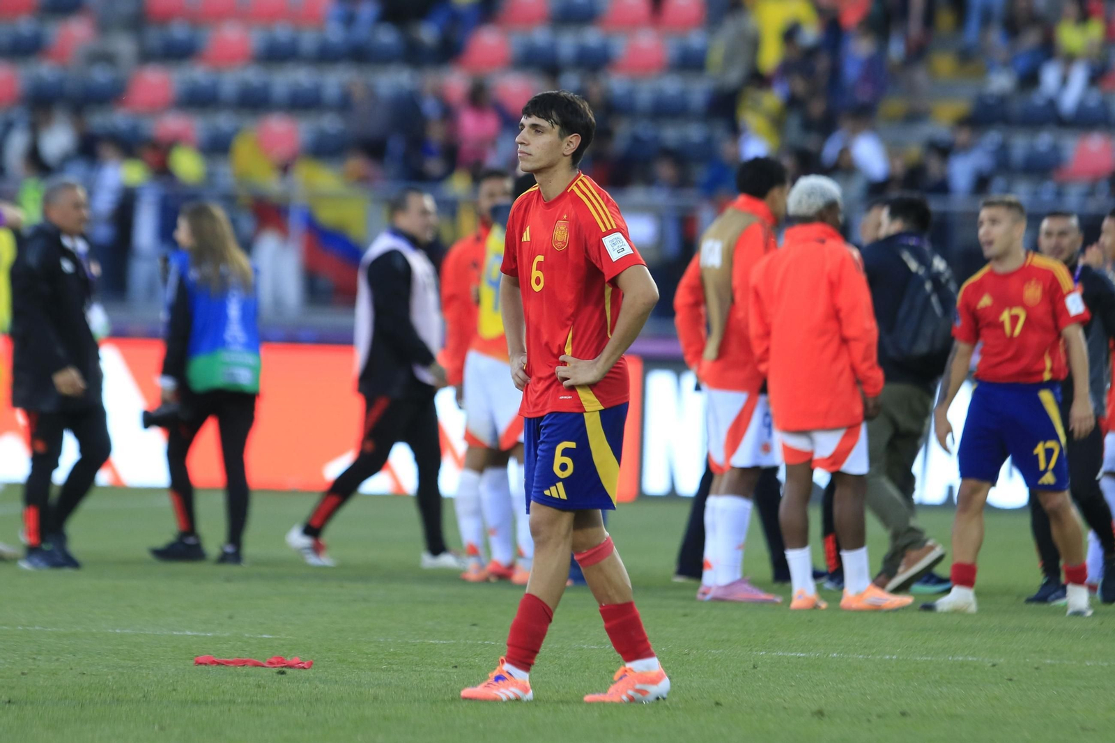 Izan Merino, con España sub 20