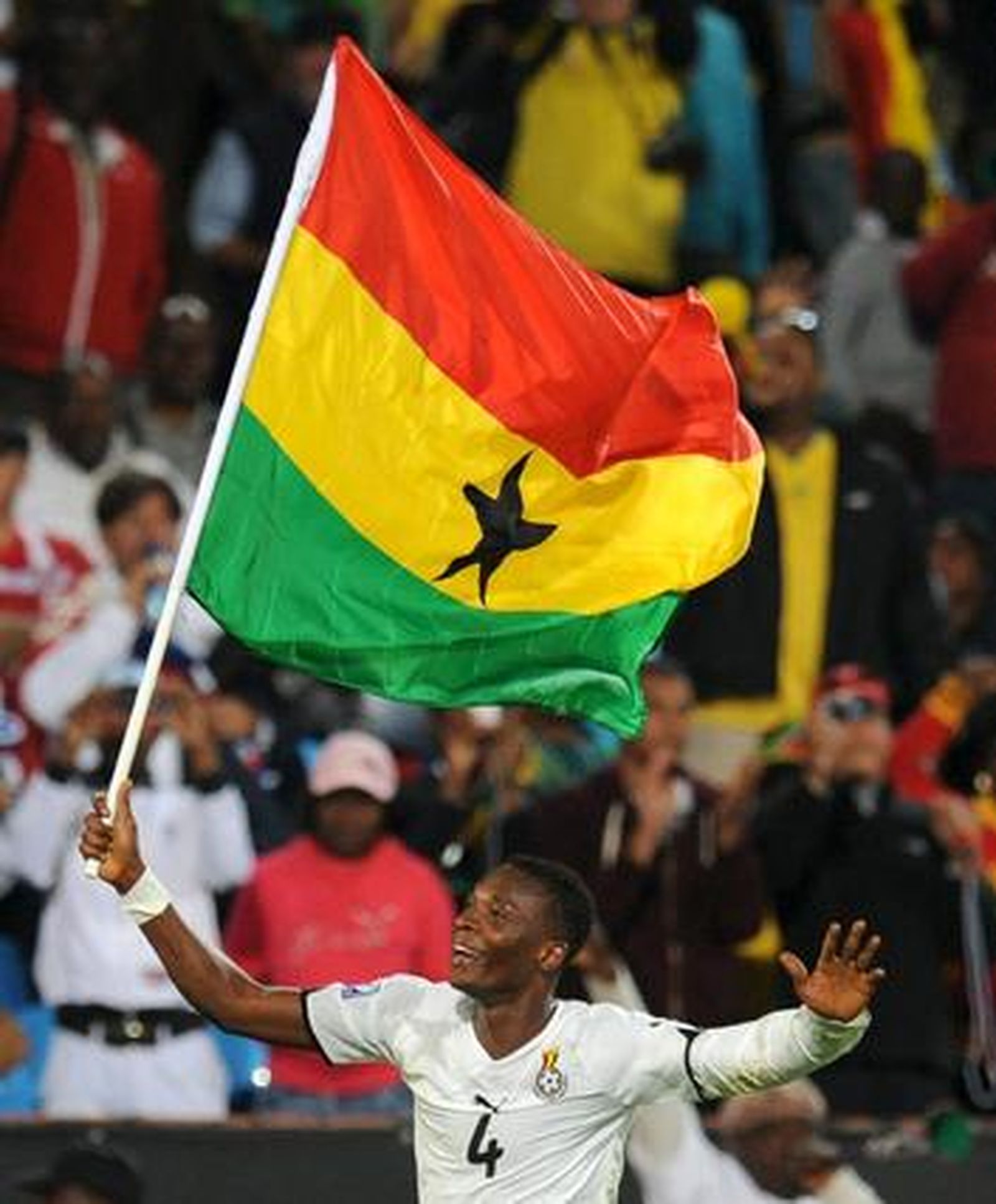 Ghana es la primera selección africana que gana en el Mundial de Sudáfrica. / EFE
