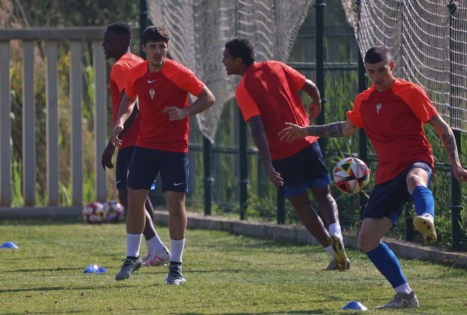 Imágenes del entrenamiento del Algeciras CF