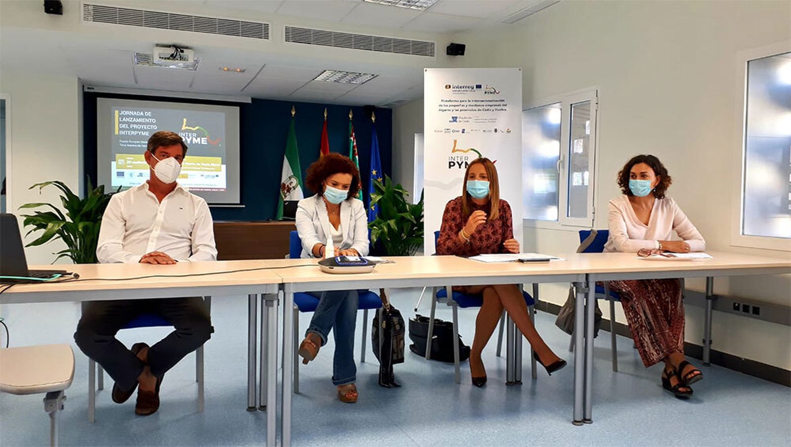 Un momento de la presentación del proyecto.