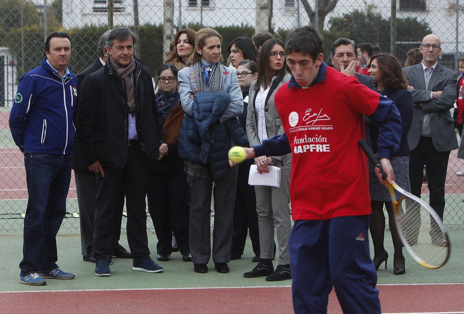 La infanta Elena, durante el acto.