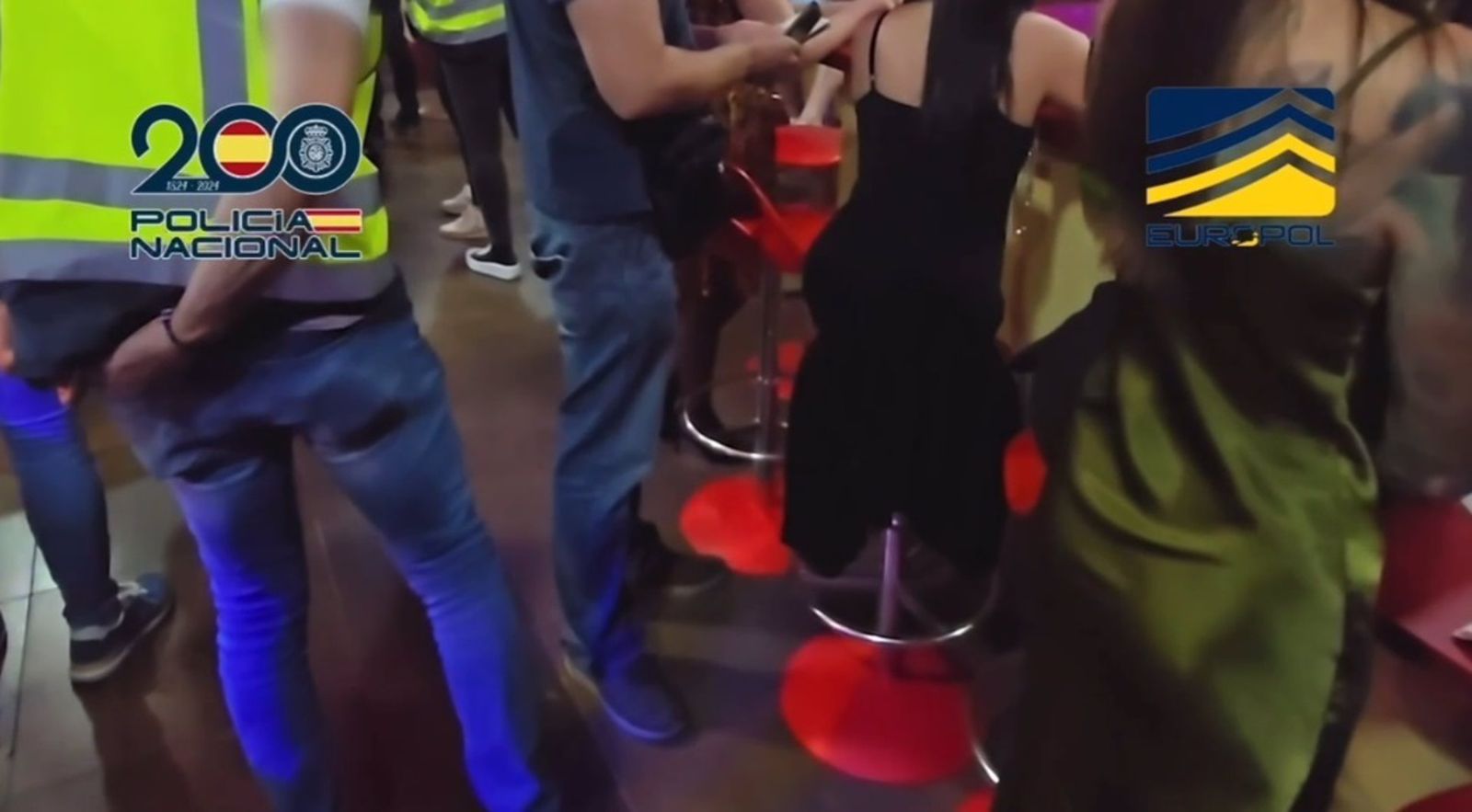 Uno de los registros realizados por la Policía Nacional.