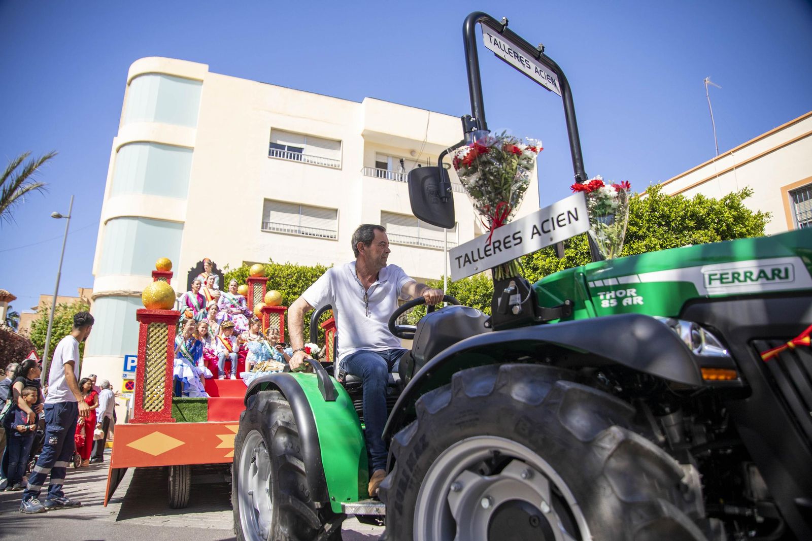 Las imágnes de la misa y procesión en honor a San Marcos en El Ejido
