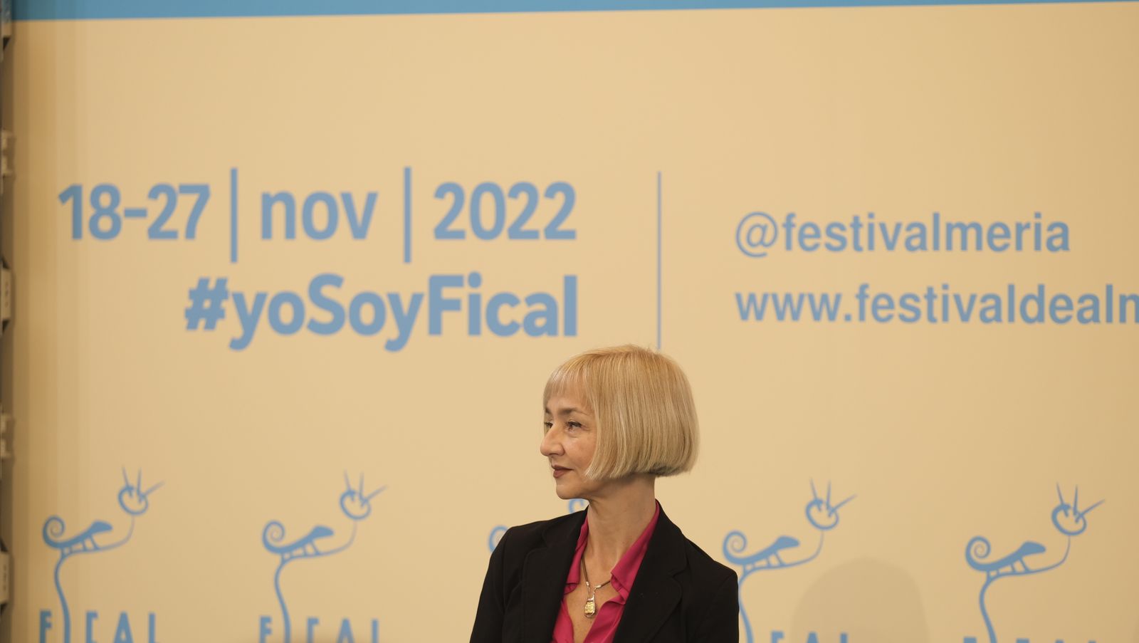 María de Medeiros, estrella del Paseo de la Fama. FICAL 2022