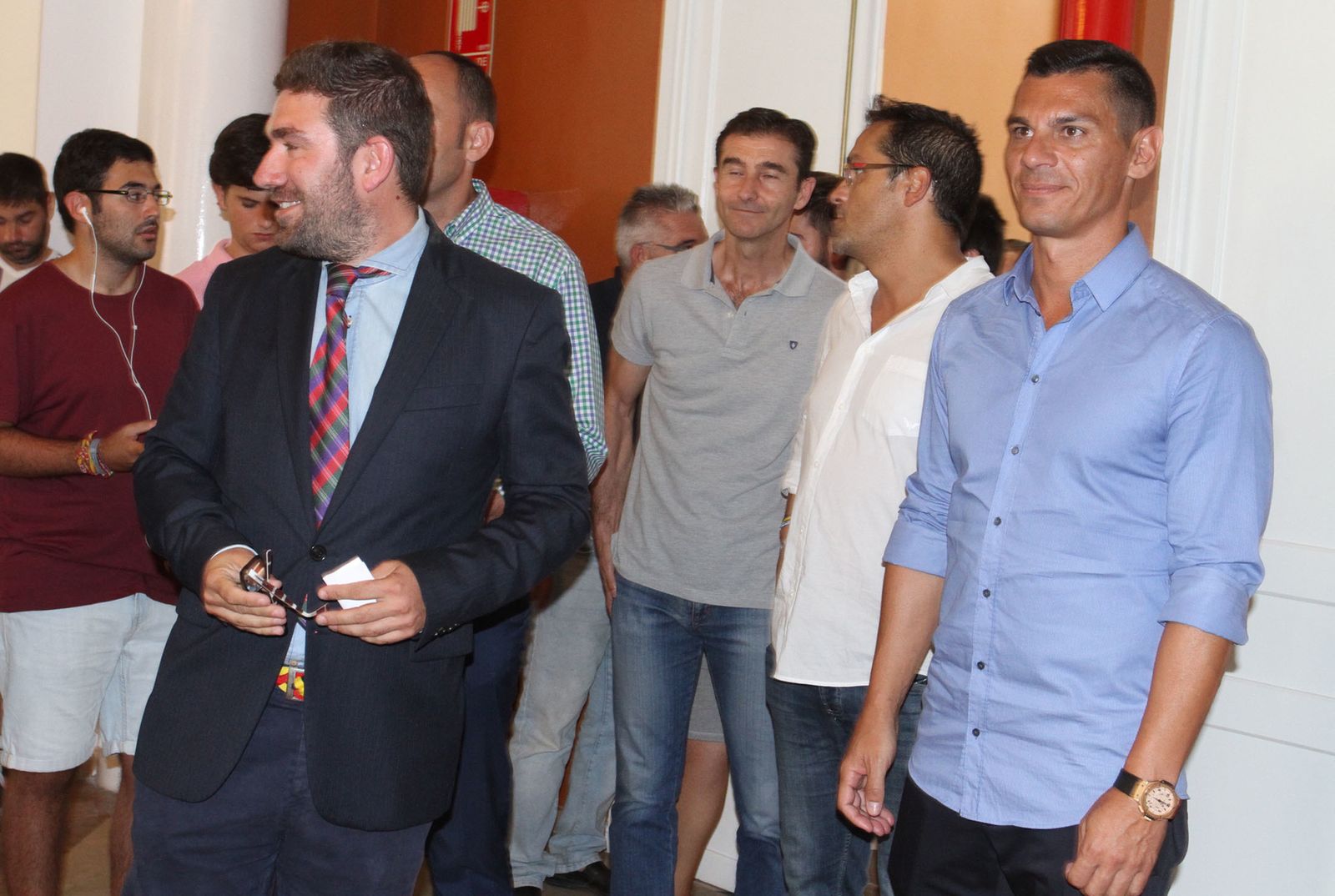 Presentación de Javi Casquero como nuevo entrenador del Recreativo de Huelva