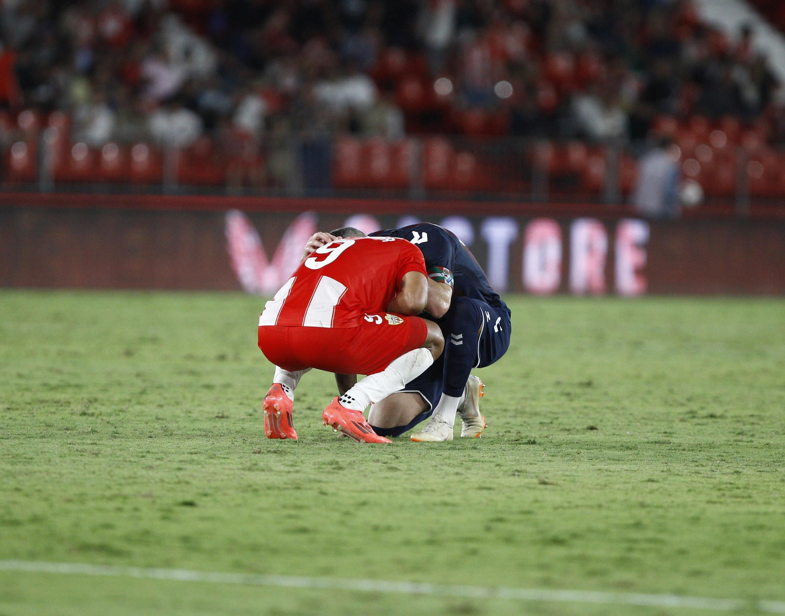Las imágenes del partido de fútbol U.D. Almería-S.D. Eibar