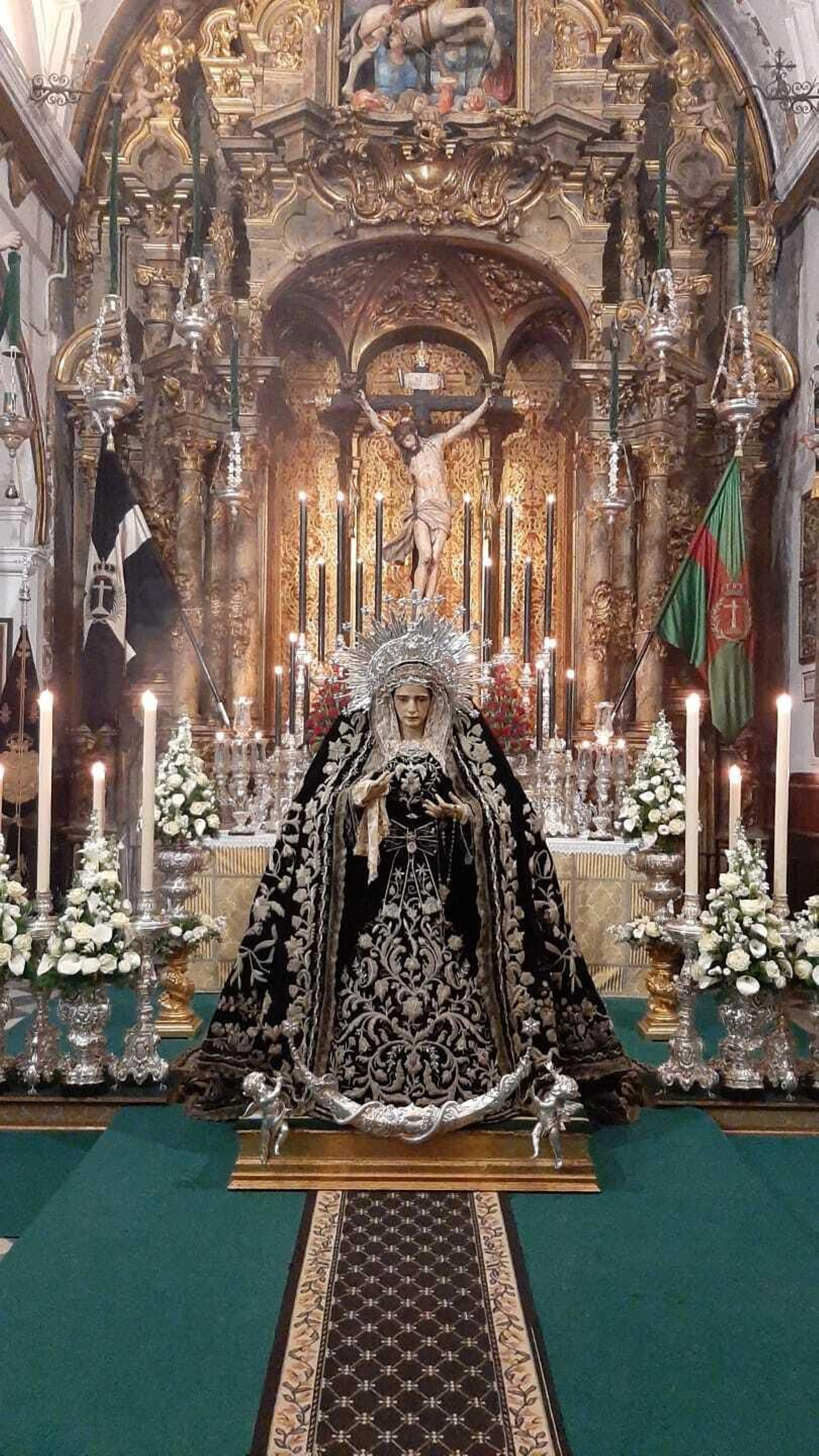 La Virgen de la Soledad, en el besamano extraordinario frustrado del pasado mes de marzo