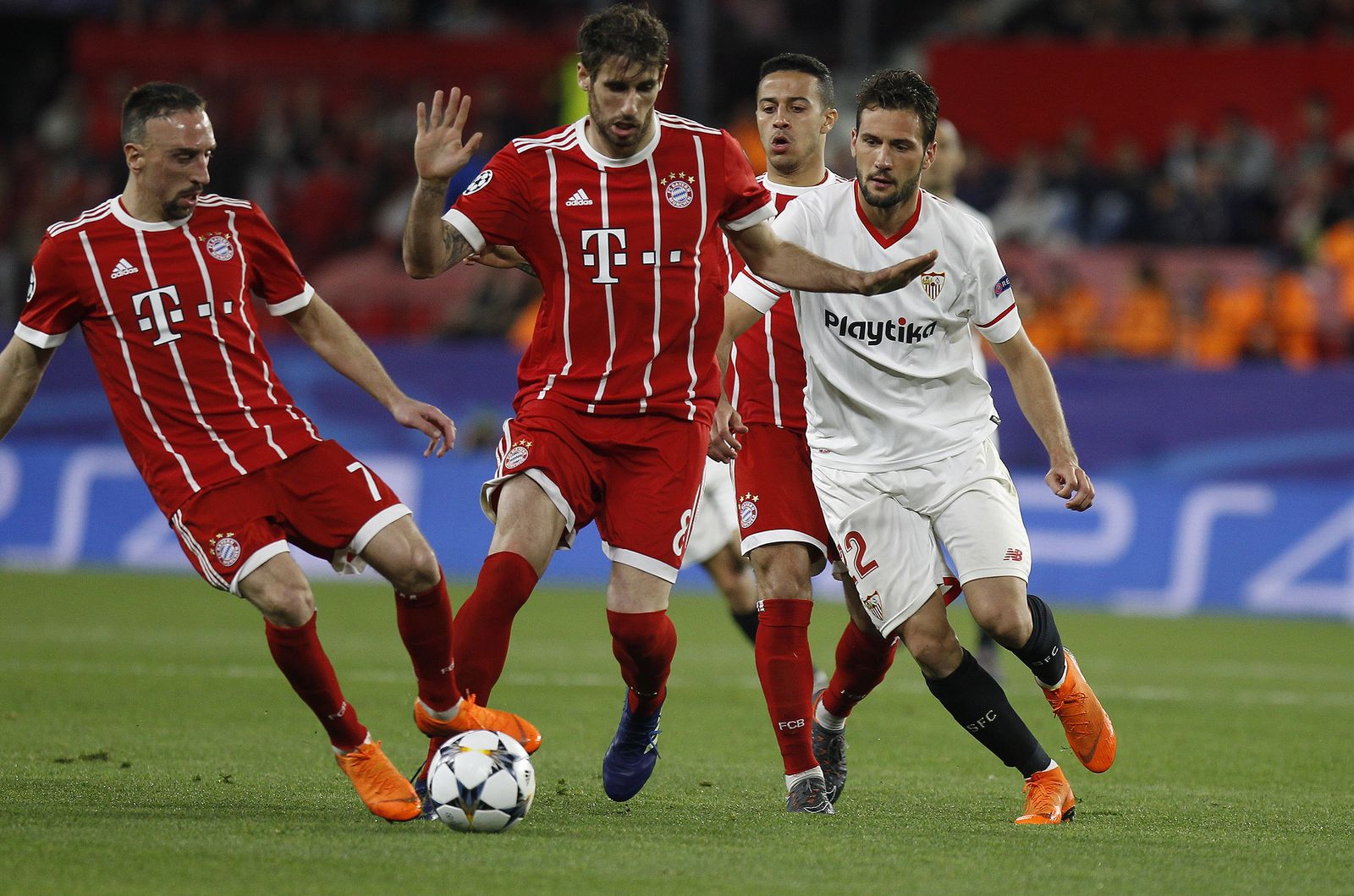 Las imágenes del Sevilla-Bayern Múnich