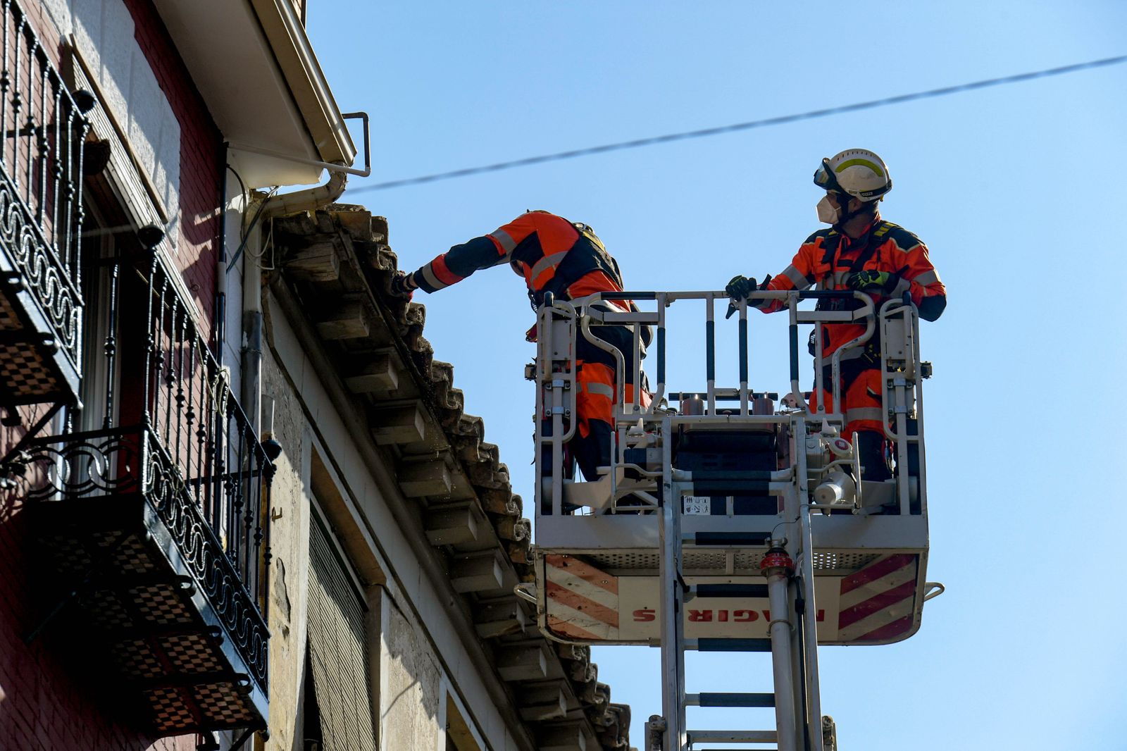 Imagen de archivo de una actuación de los bomberos de Granada
