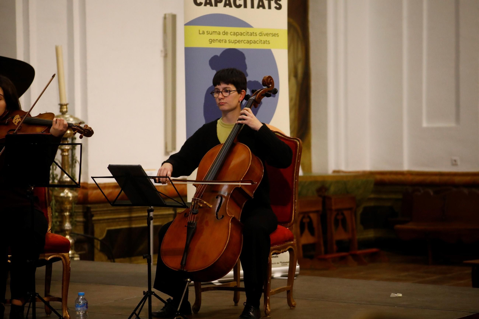 El concierto Supercapacidades 2.0 del ciclo 'Navidad en el Palacio de la Merced, en imágenes