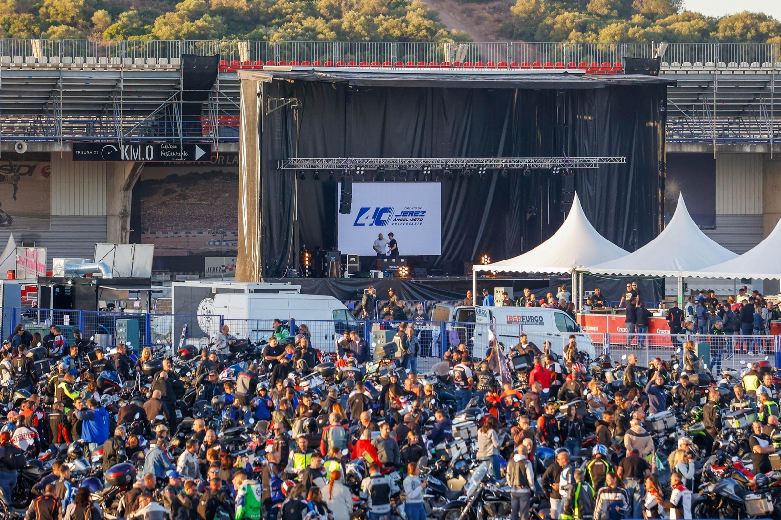 Imágenes del histórico 'Gran Encuentro Motero' en el Circuito Jerez
