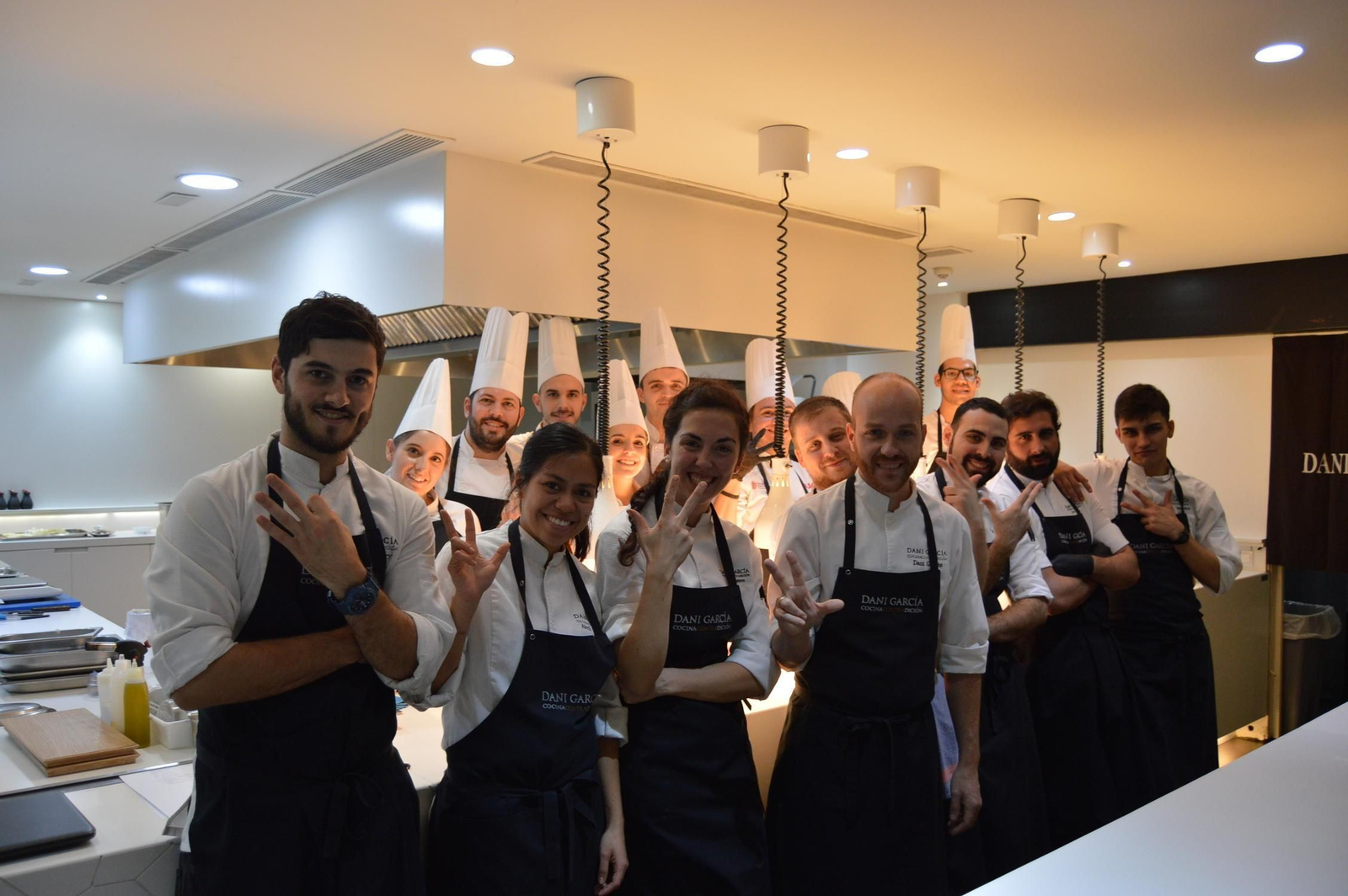 Equipo de profesionales de Dani García Restaurante.
