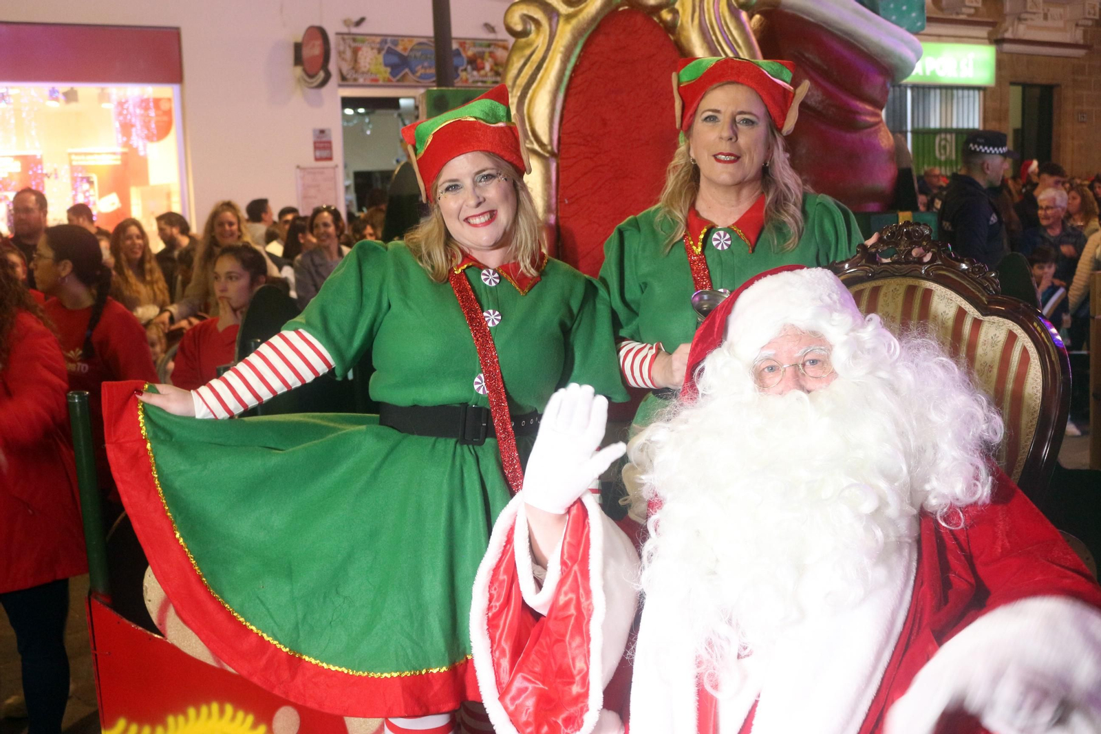 Visita de Papá Noel a Puerto Real