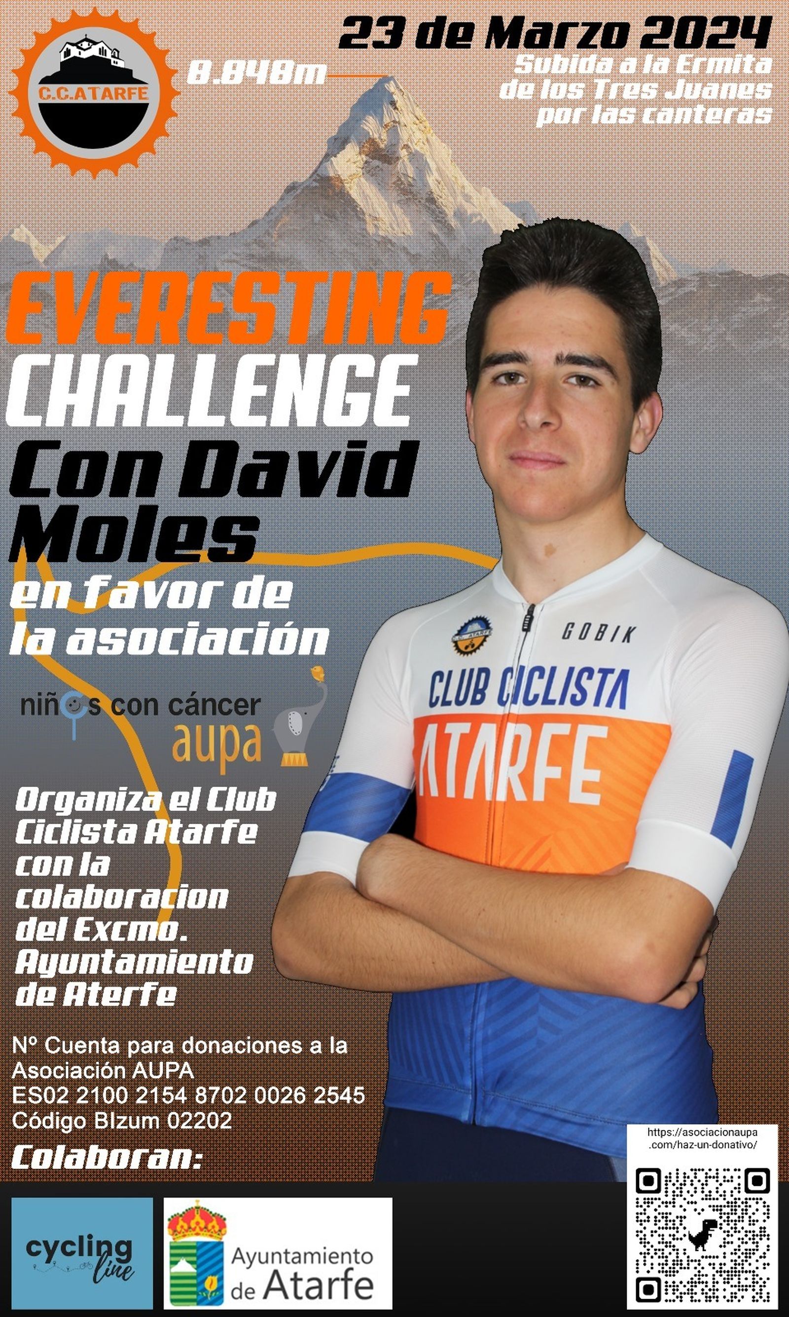 Cartel anunciador de la prueba