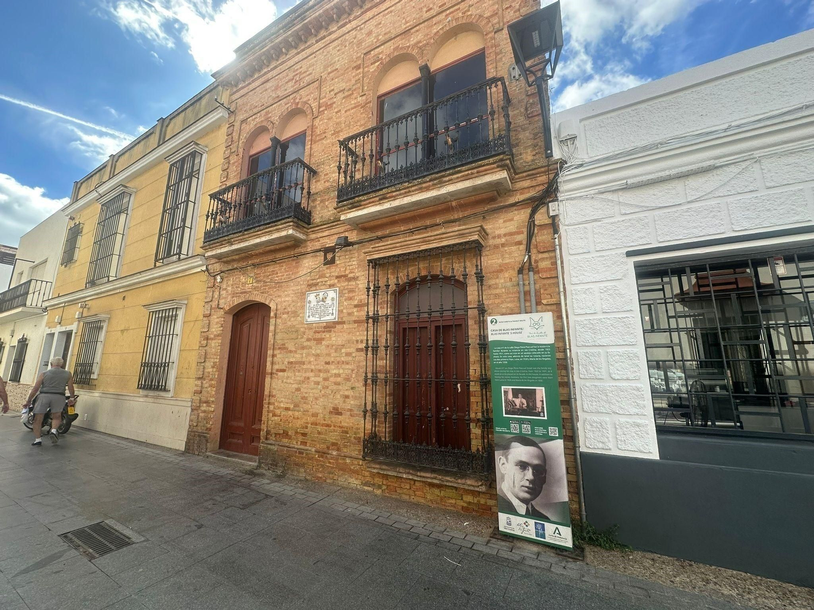 Casa de Blas Infante en Isla Cristina.