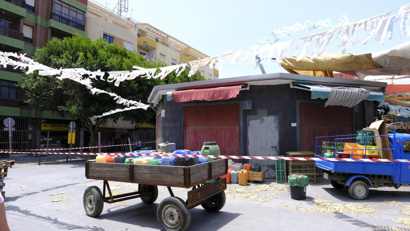 Imágenes del rodaje de la película "La Momia" en Almería