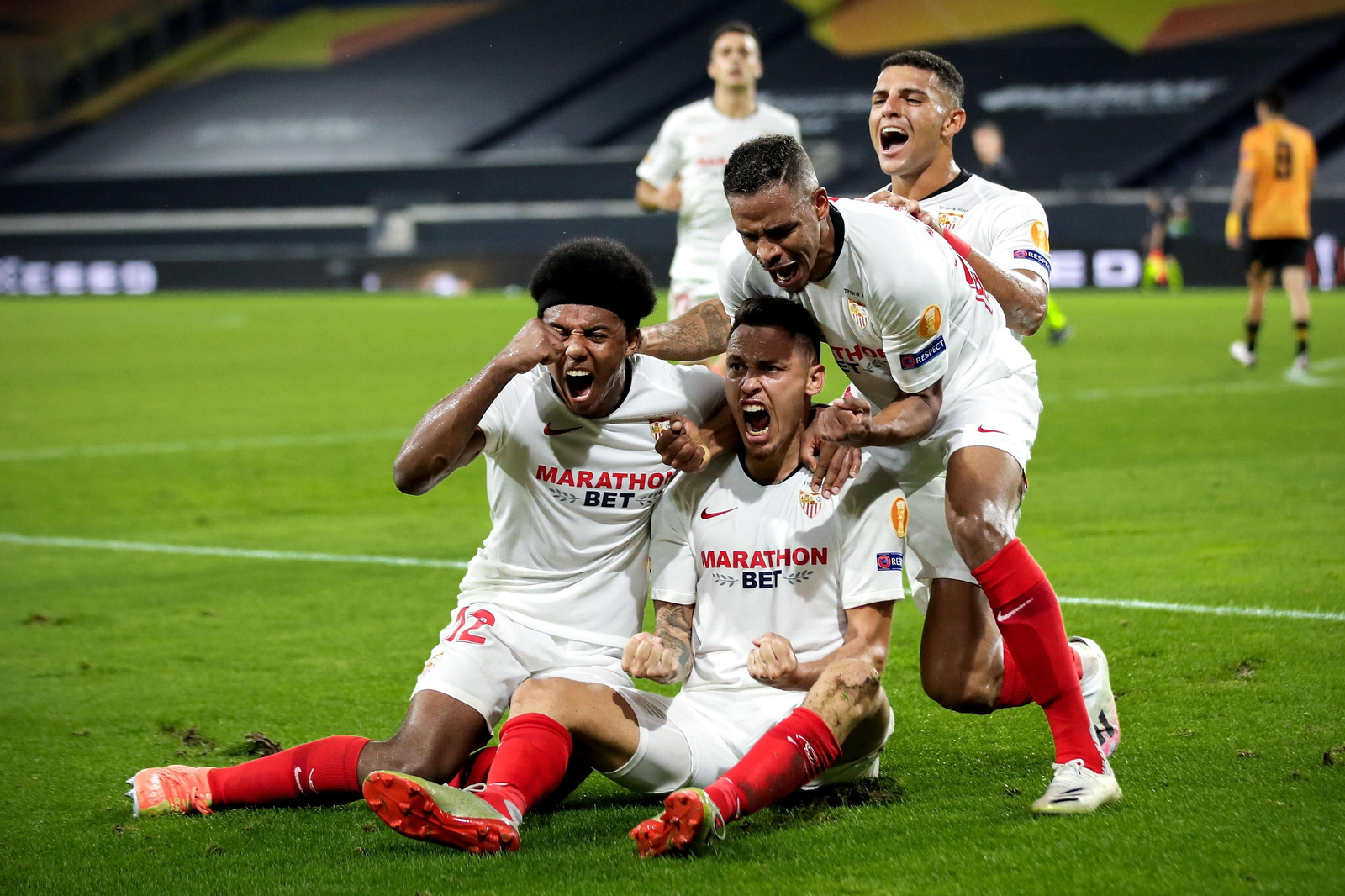 Las imágenes del Wolverhampton-Sevilla