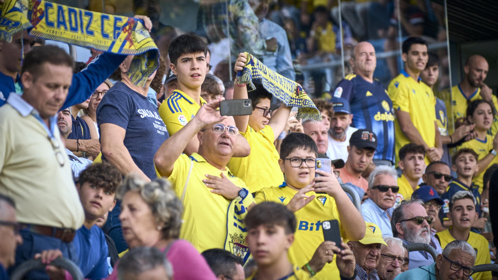 Partido de la victoria del Cádiz CF sobre el Atlético de Madrid