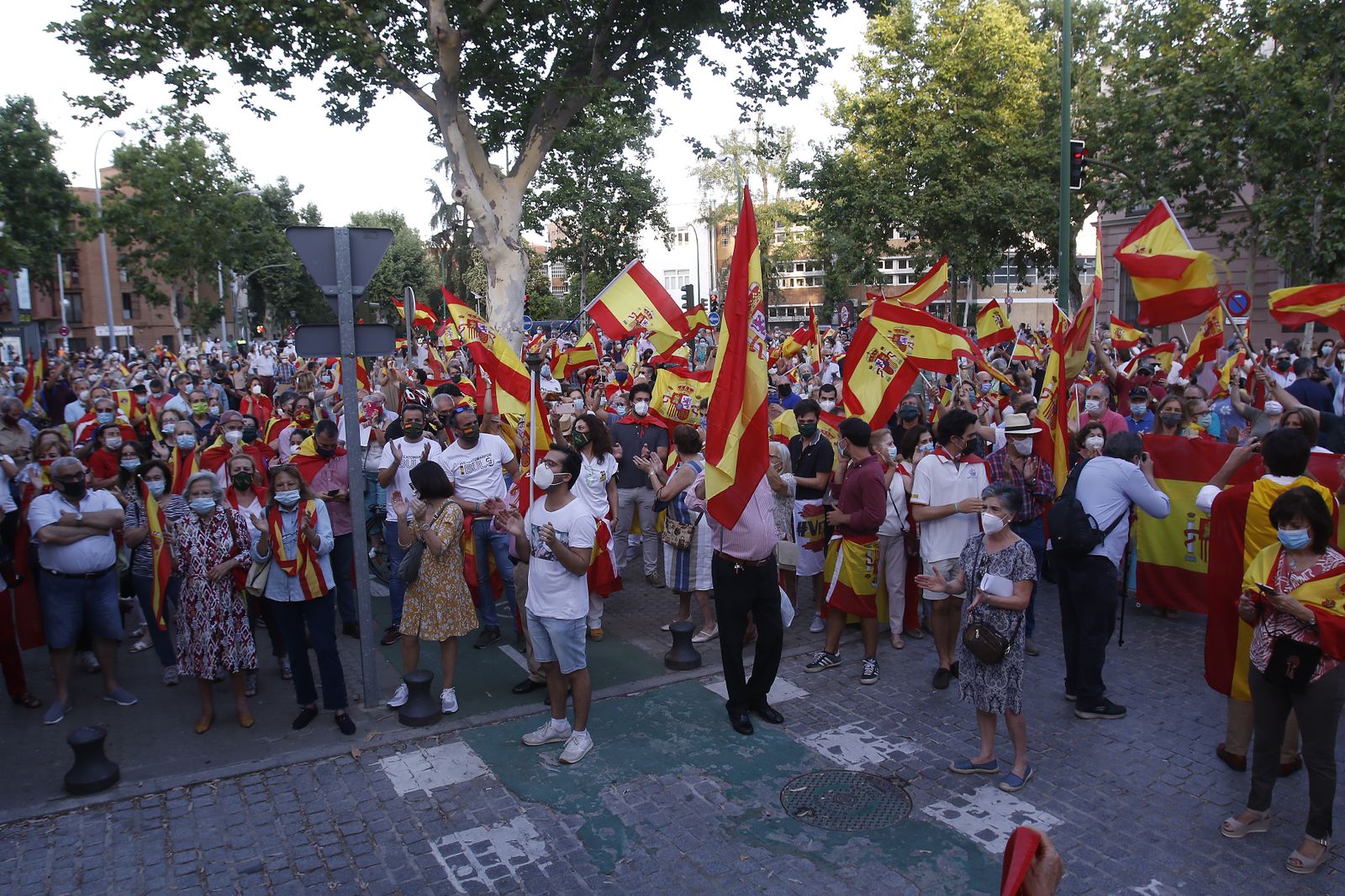 CONCENTRACION EN ERITAÑA EN FAVOR DE LA GUARDIA CIVIL